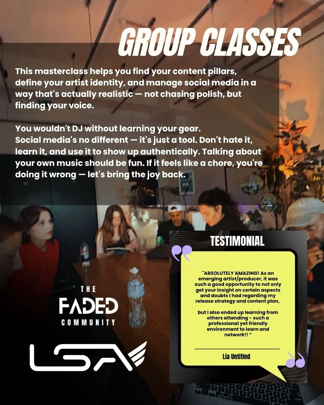 GROUP MUSIC MARKETING CLASS