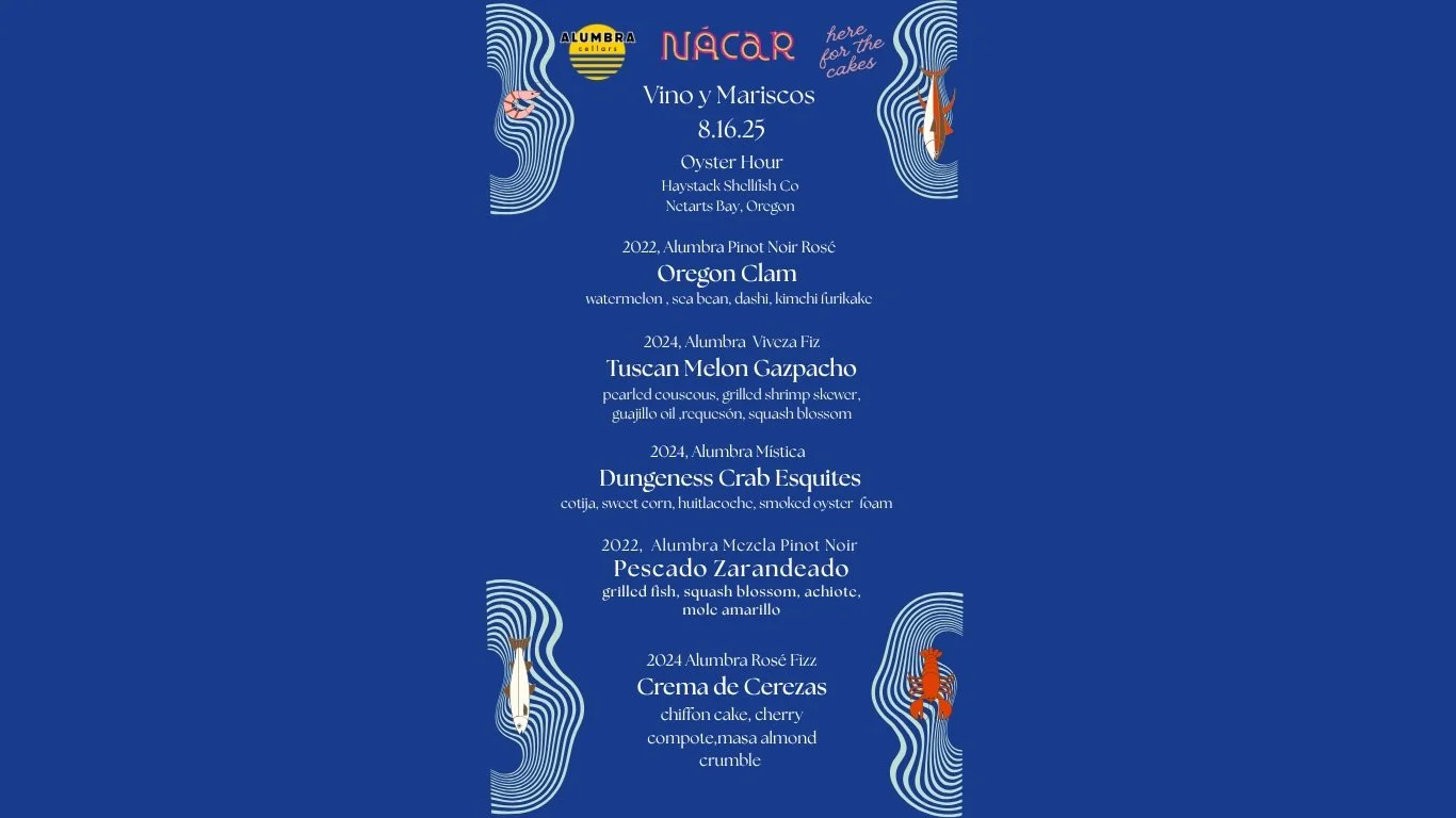 Annual Vino y Mariscos at Alumbra Cellars