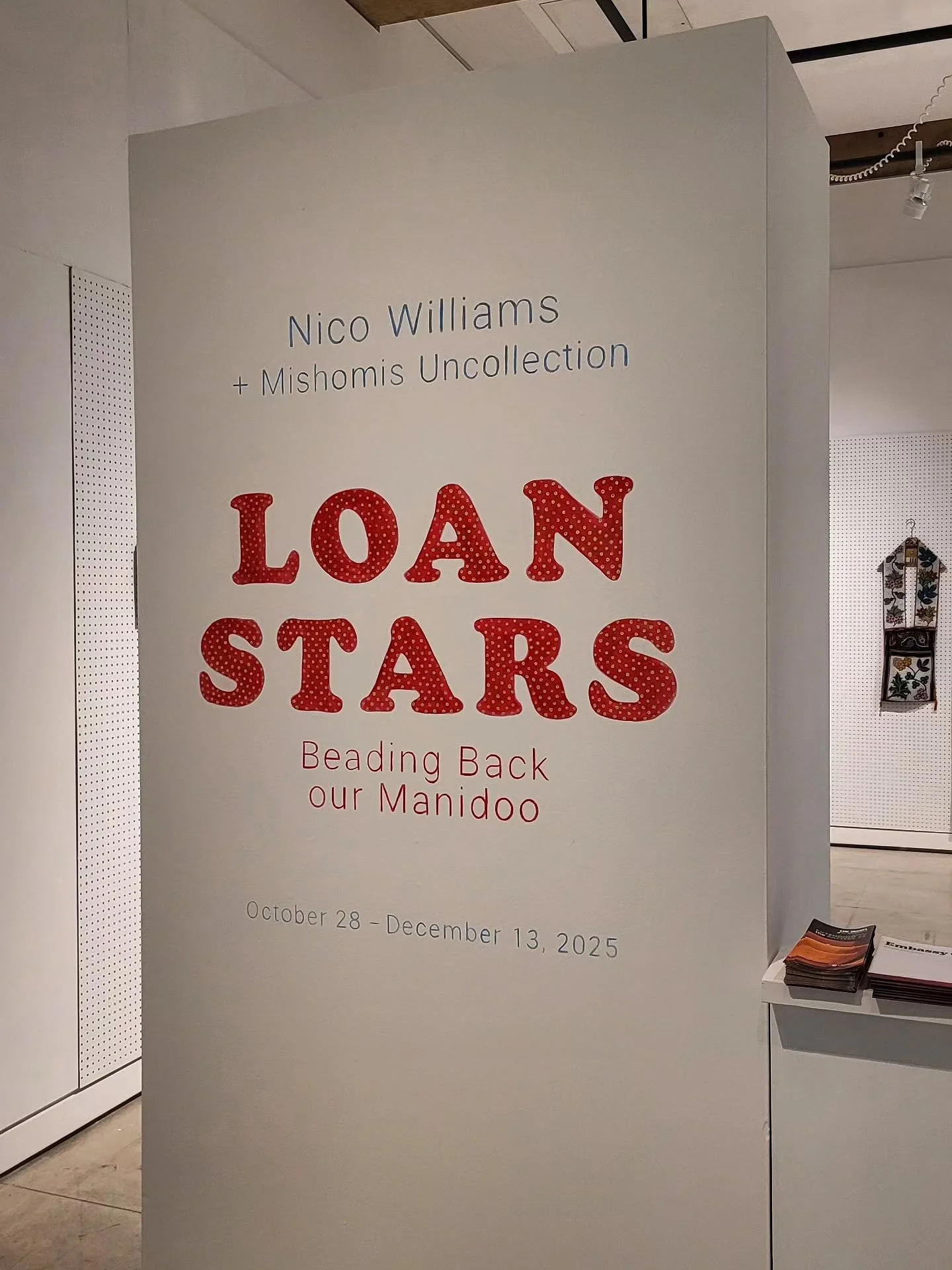 Why go to FOCO when you could go to NICO?! 
Morgan is putting the finishing touches on the Loan Stars exhibition text this afternoon — come to the gallery at 5pm for our opening reception!