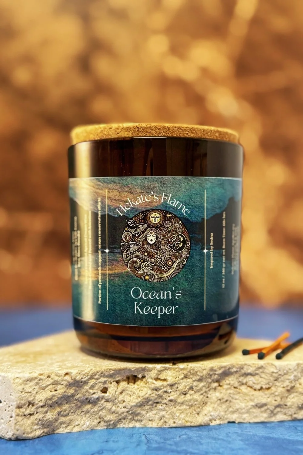 Ocean's Keeper ~ Handmade Candle inspired by Sedna for Ocean Conservation