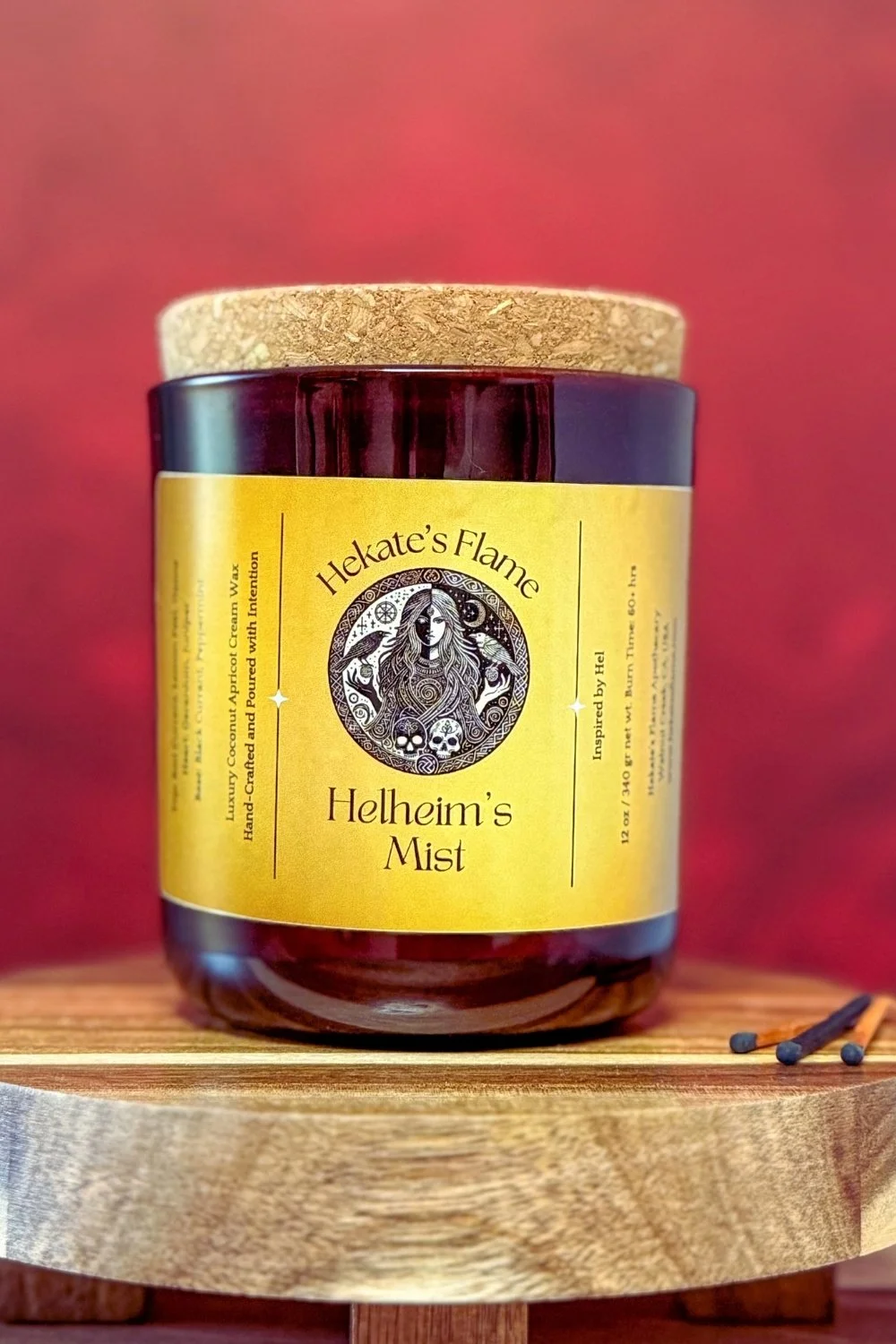 Helheim's Mist ~ Handmade Candle inspired by Hel