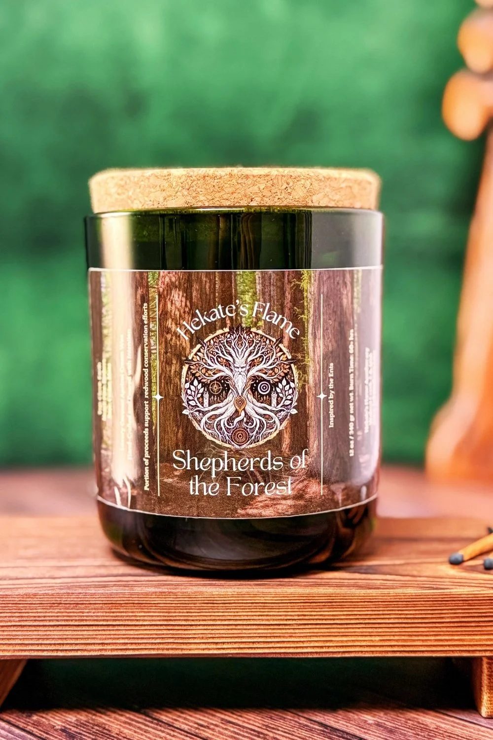 Shepherds of the Forest ~ Handmade Candle inspired by the Ents, Supporting Redwoods Conservation
