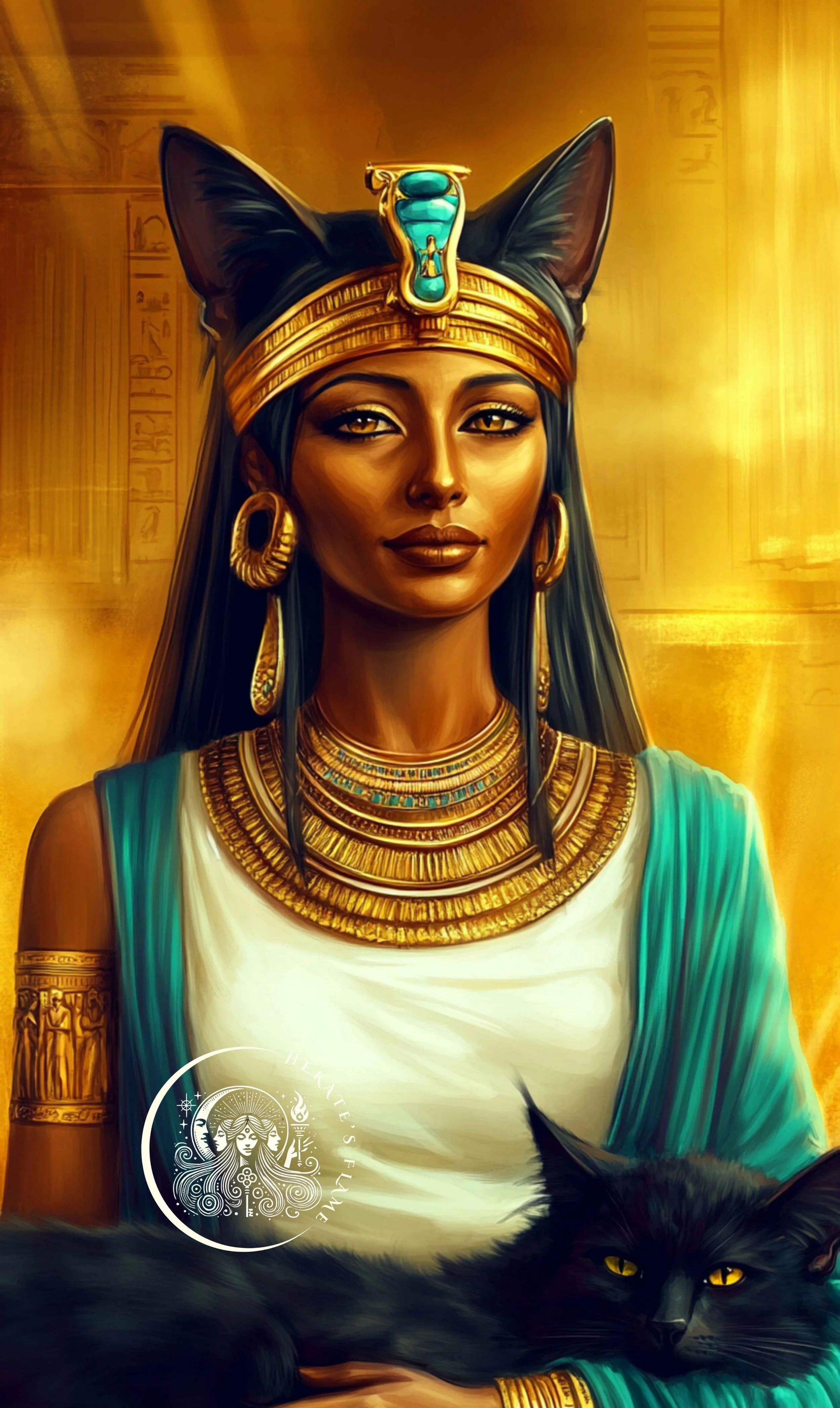 Mistress of Splendor: Handmade Artisanal Candle inspired by Bastet