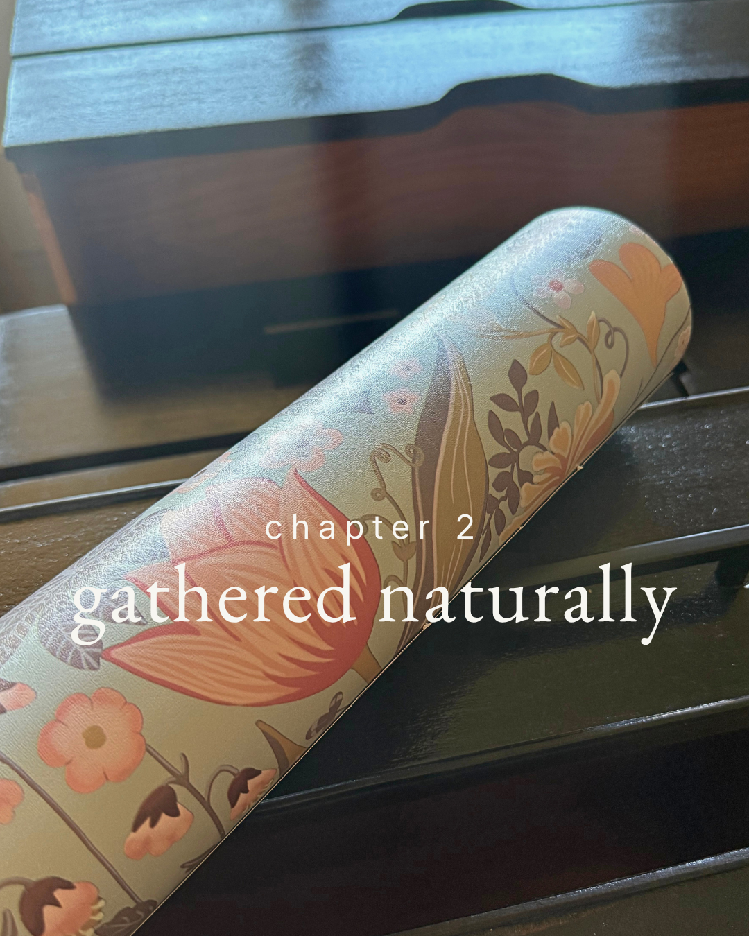 roll of floral wallpaper used in the guest room