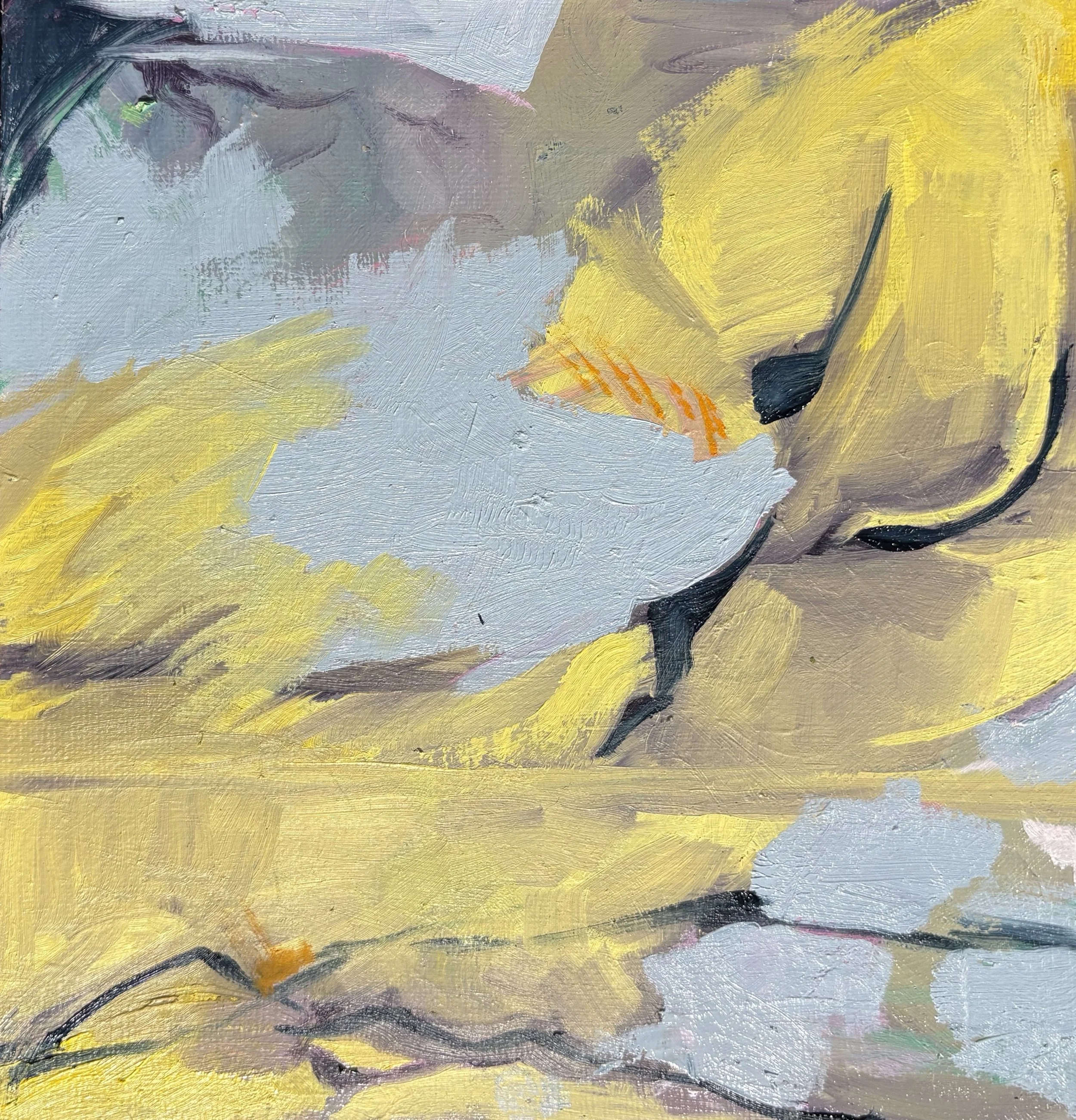 ”Sunken Gold”/December 2025/10” x 10”/Oil on canvas panel/ $135