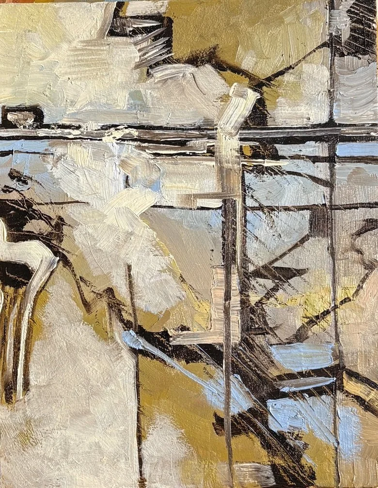 "Untitled"| October 2025 |10” x 8” |Oil sticks on cradled birch board |$135
SOLD