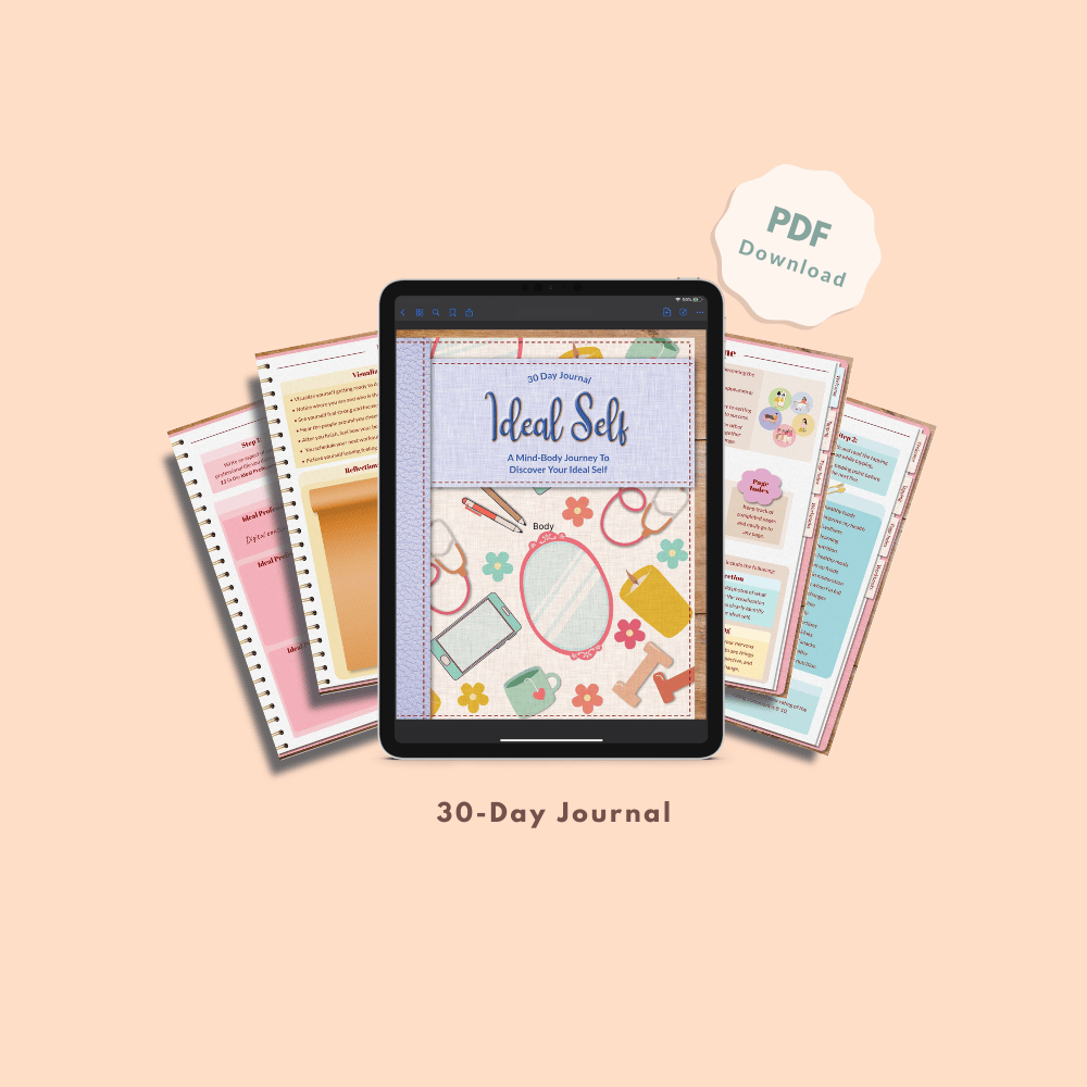 Ideal Self 30-Day Journal- Workbook- Digital PDF Download