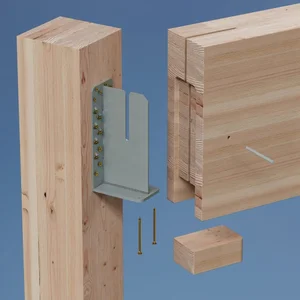 Tree Trunk Column Construction Connection Mass Timber Custom Connection Detail — Connor Kodat
