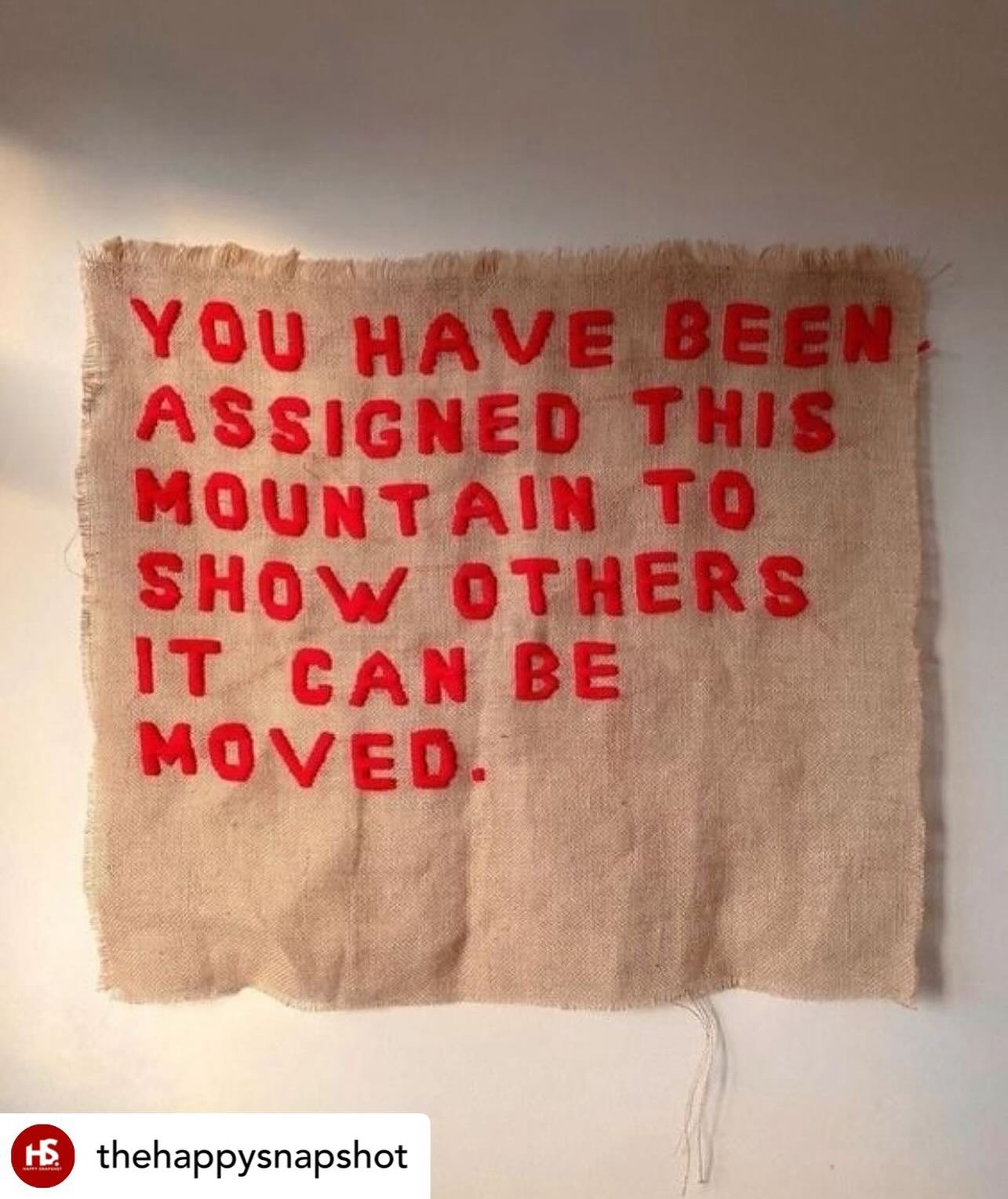 Leaving this here as a reminder for those who are conquering mountains right now.