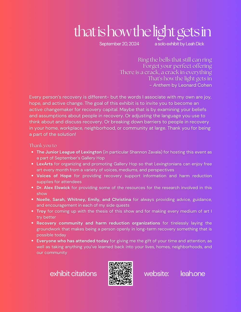 that is how the light gets in program.png