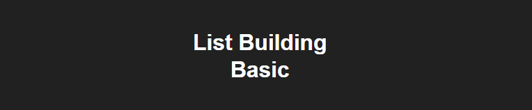 College List Building - Basic