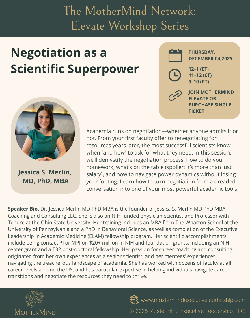 negotiation as a scientific superpower with Dr. Jessica Merlin
