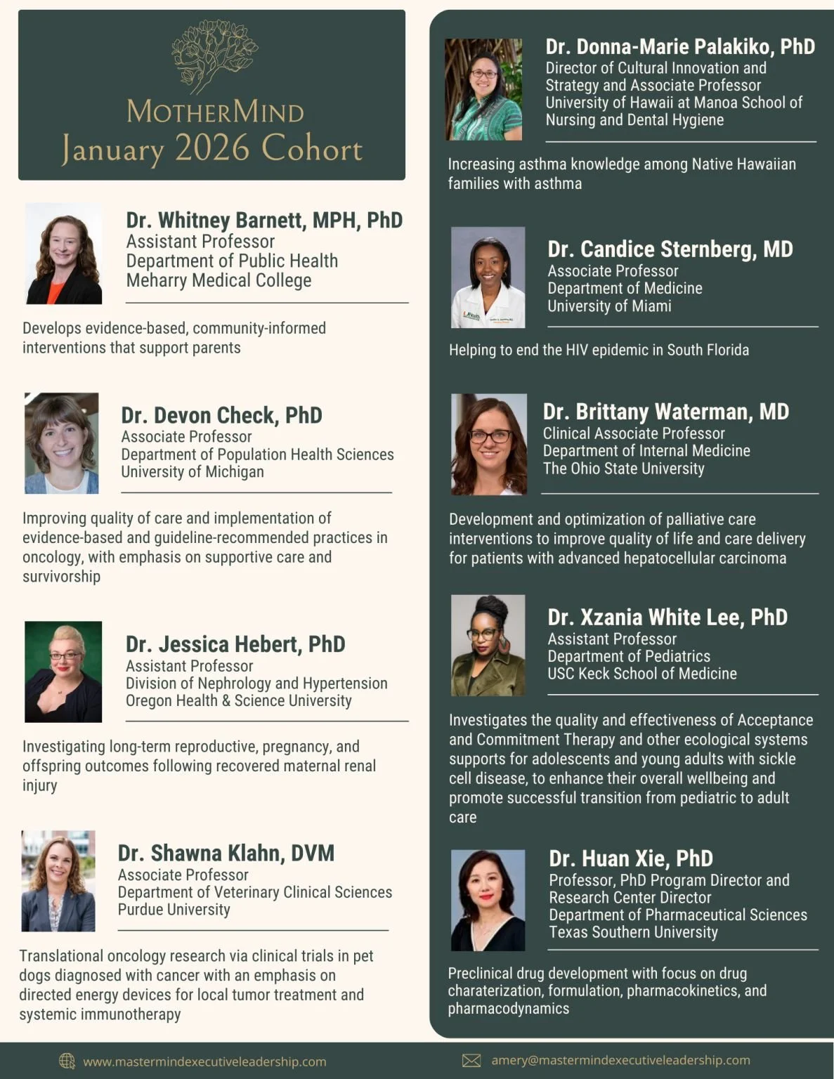 Introducing the Mothermind transform january 2026 cohort!