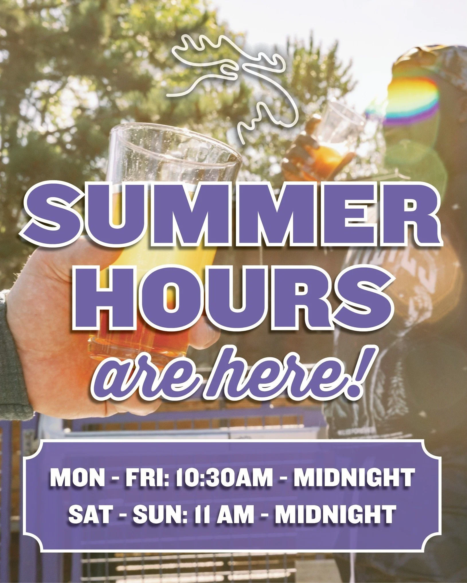 We're still waiting on summer...hopefully our change to summer hours will give the season the nudge it needs!

Come have some slices and a beer under the midnight sun!