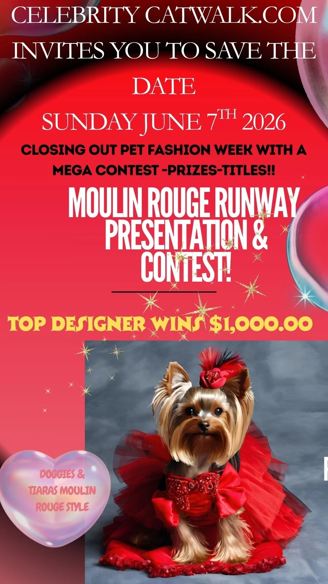 South Carolina & Moulin Rouge Pet Fashion Week