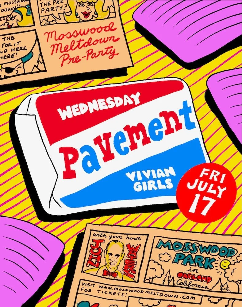 Mosswood Meltdown Announces 2026 Pre-Festival Party Featuring Pavement, Wednesday and Vivian Girls: