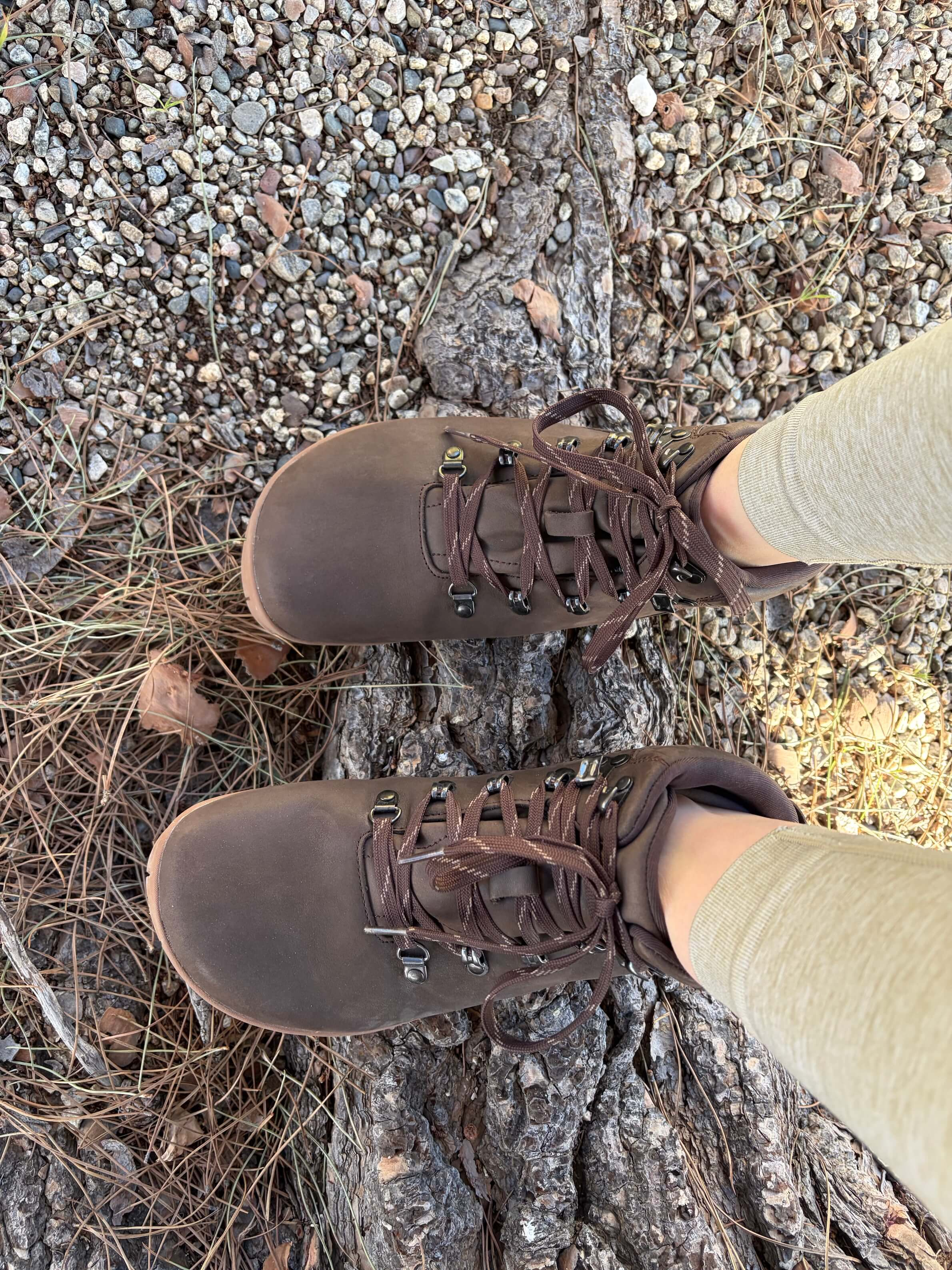 Woman wearing Freet Barefoot Mudee L2 Boots
