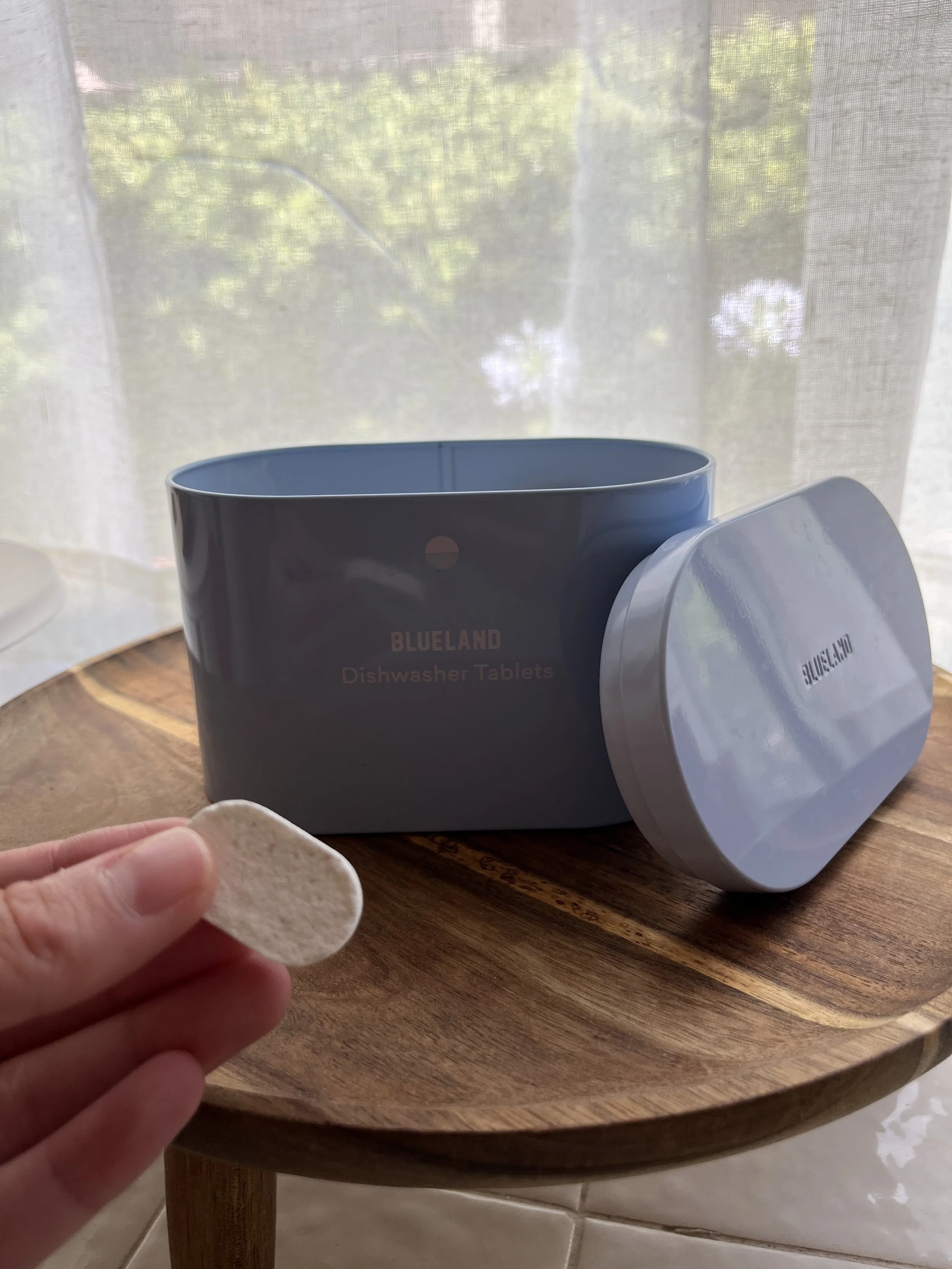 Blueland dishwasher tablets starter set in reusable tin