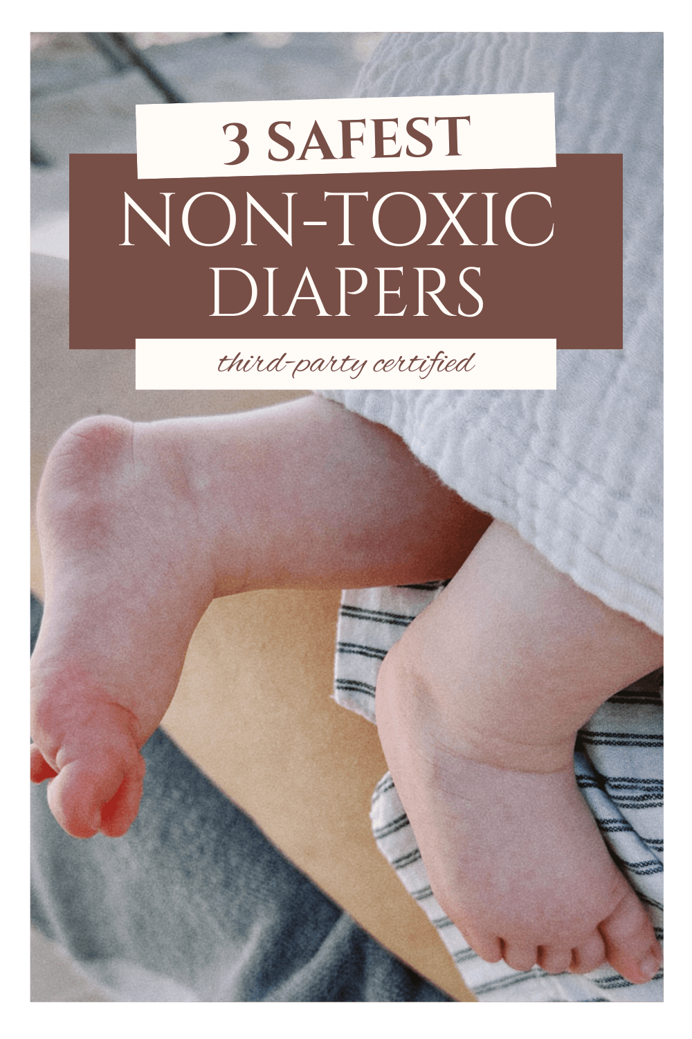 baby feet sticking out of a nursing cover