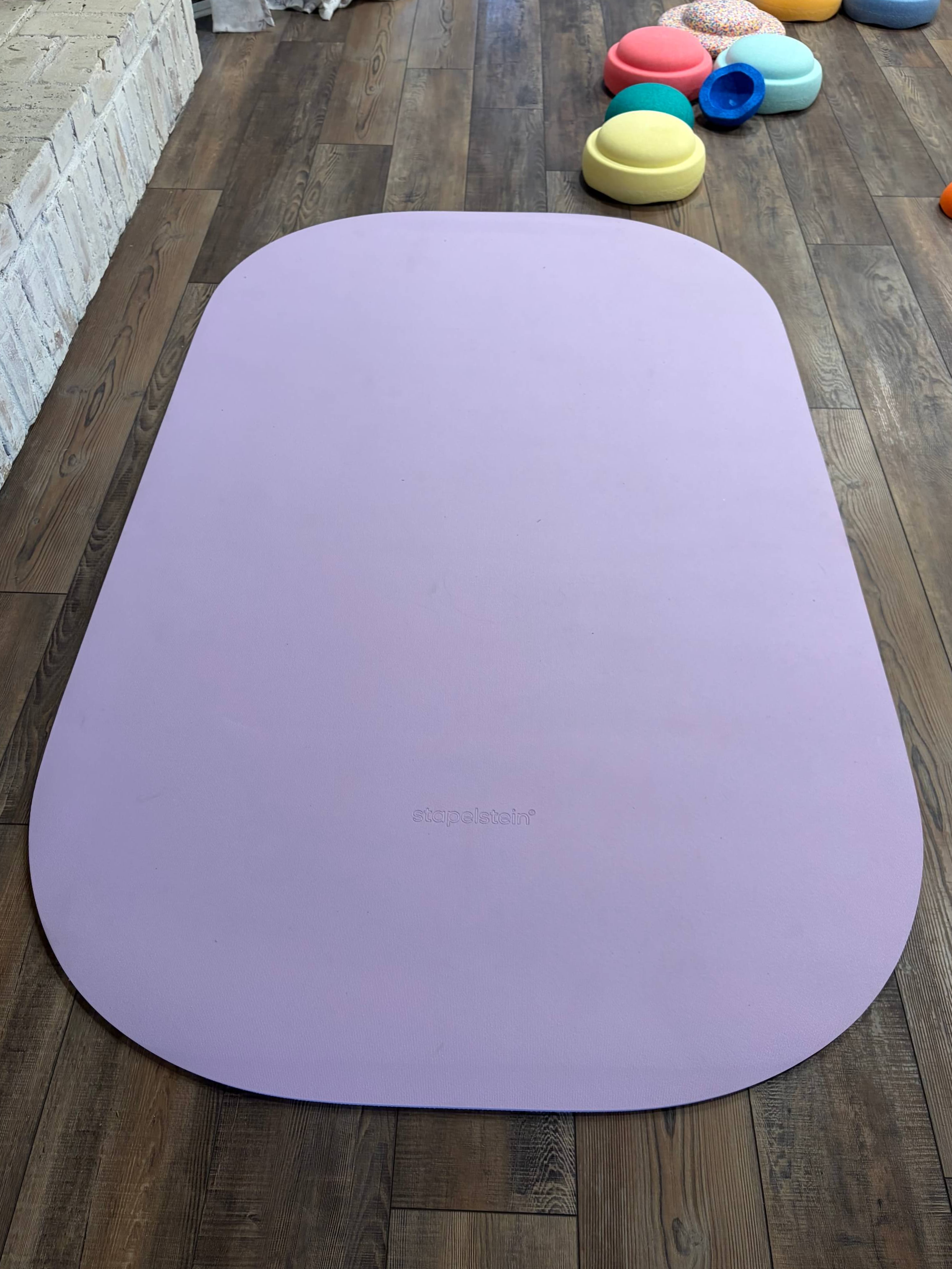 Stapelstein Eco-Friendly Yoga Mat in light violet
