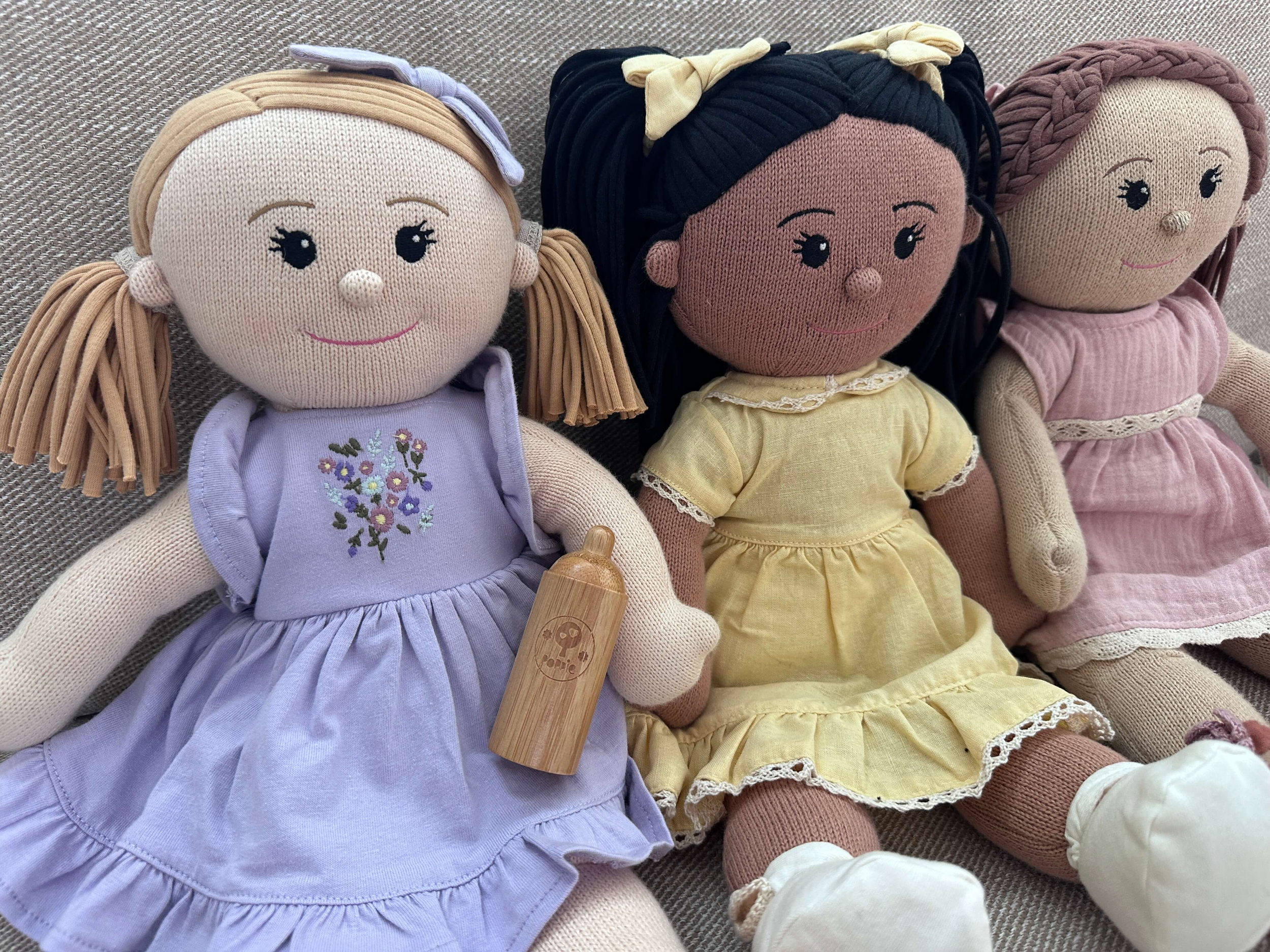 Poppie Toys Clementine Collective Non-Toxic Handmade Cotton Dolls for kids