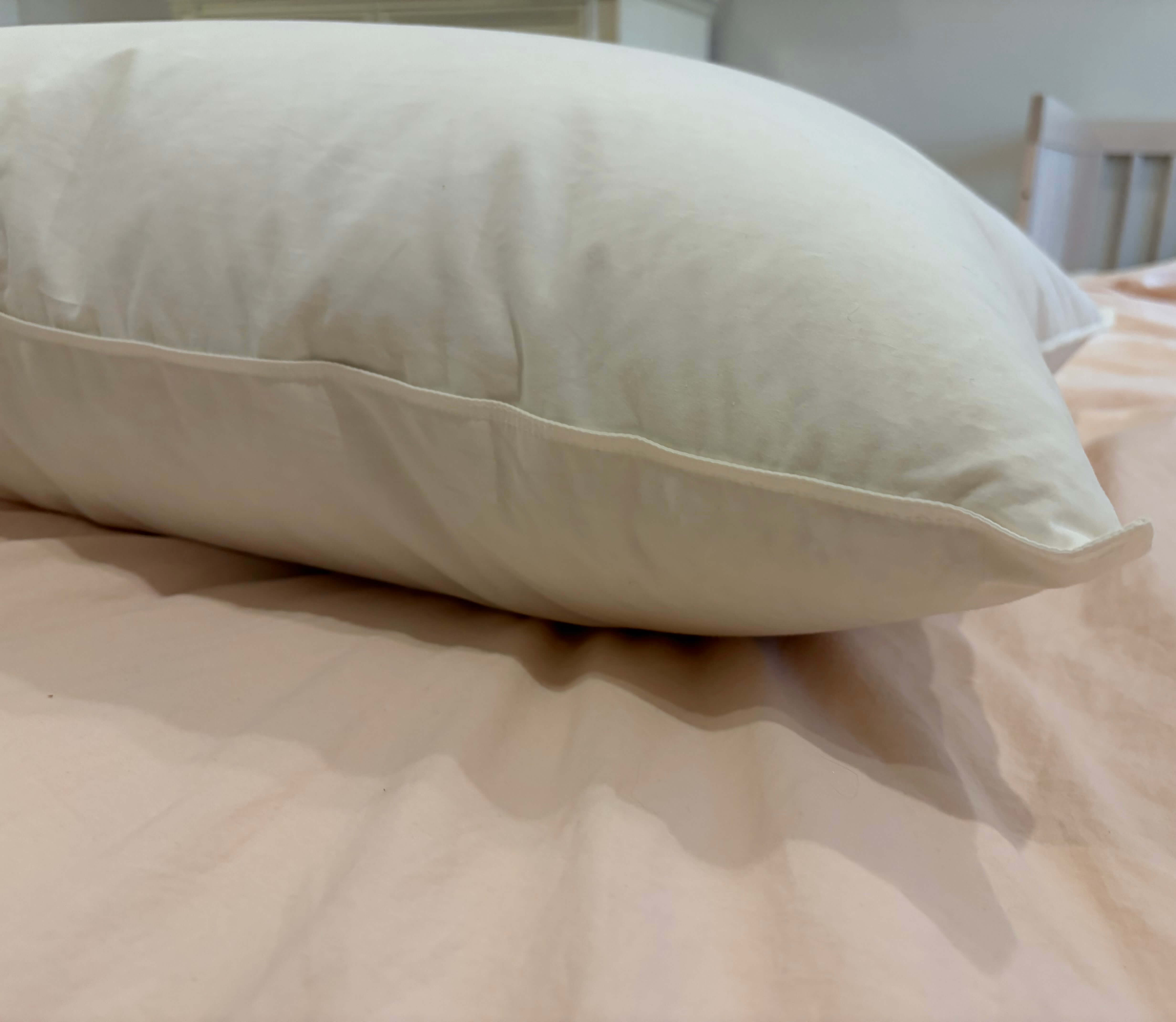Naturepedic Down Pillow With Organic Cotton Fabric