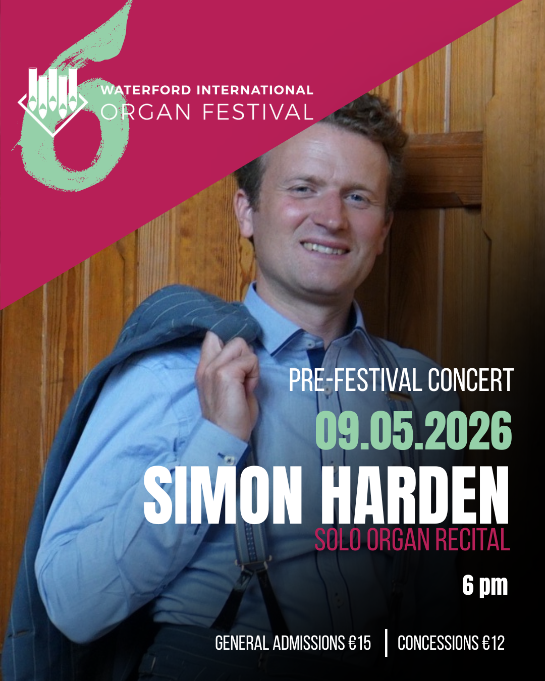 Simon Harden- Solo organ recital