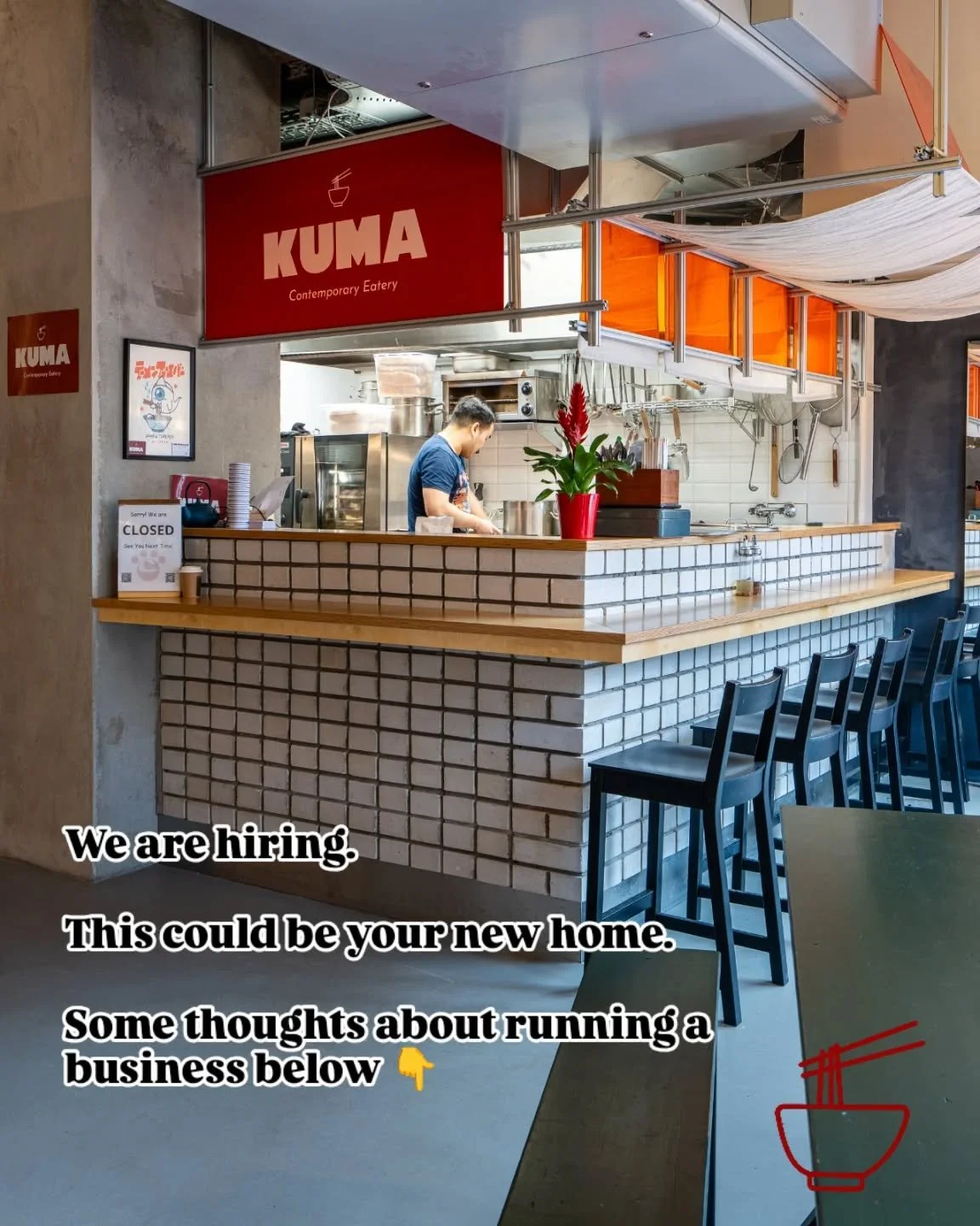 Basically... It's been going so well, that we are extending our team and are looking for members, who will join us for our journey. Having a FULL grand opening weekend made me realize that we are short staffed and there is bound to be some quality dr