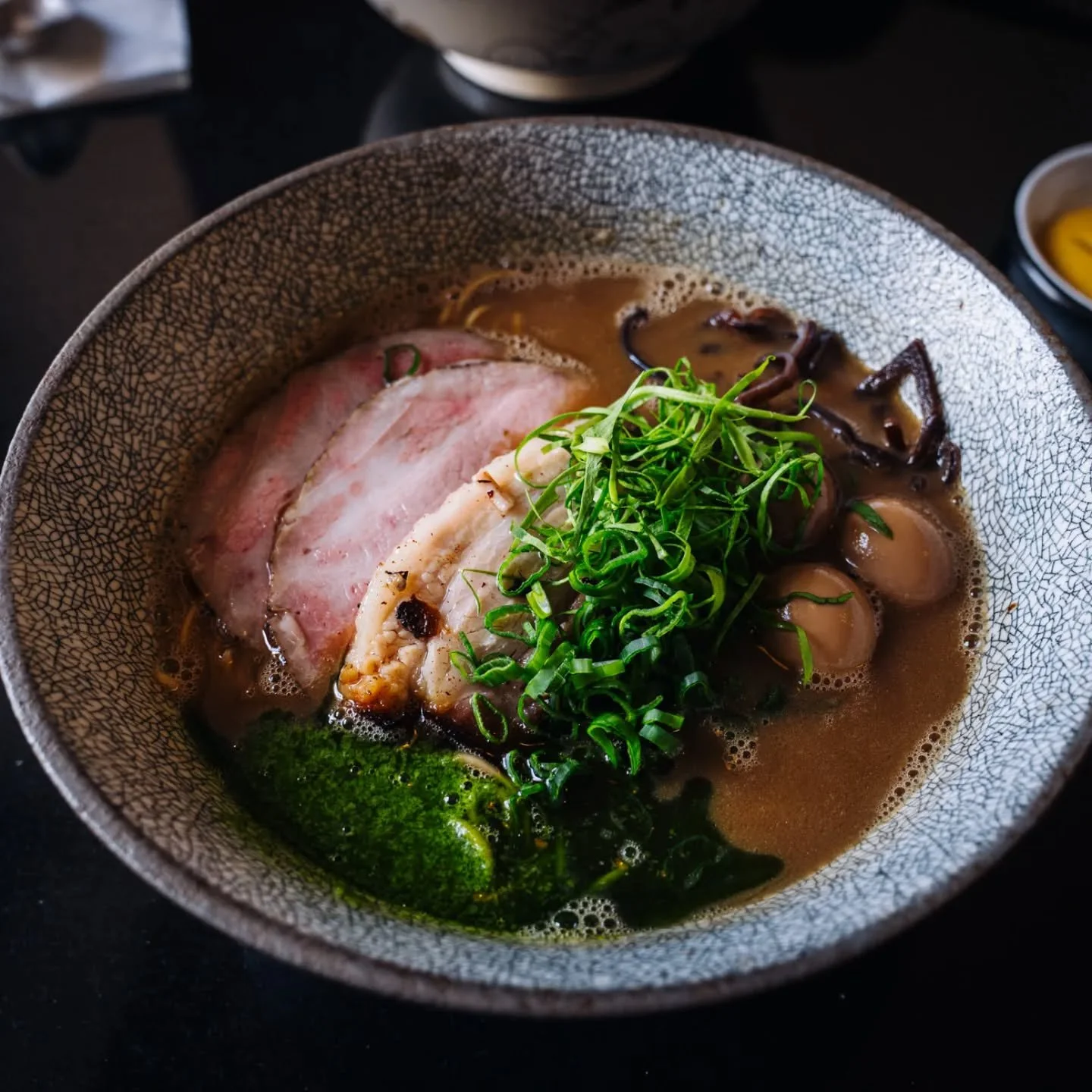 🔊PSA POP-UP ANNOUNCEMENT 🔊

Triple Garlic and Mala Tonkotsu are back.

Catch us at @vallavino on the Saturday &amp; Sunday the 18th and 19th.

We will be making ramen from 14.00 - 21.00 on both days.

No reservation, please stop by and enjoy our ne