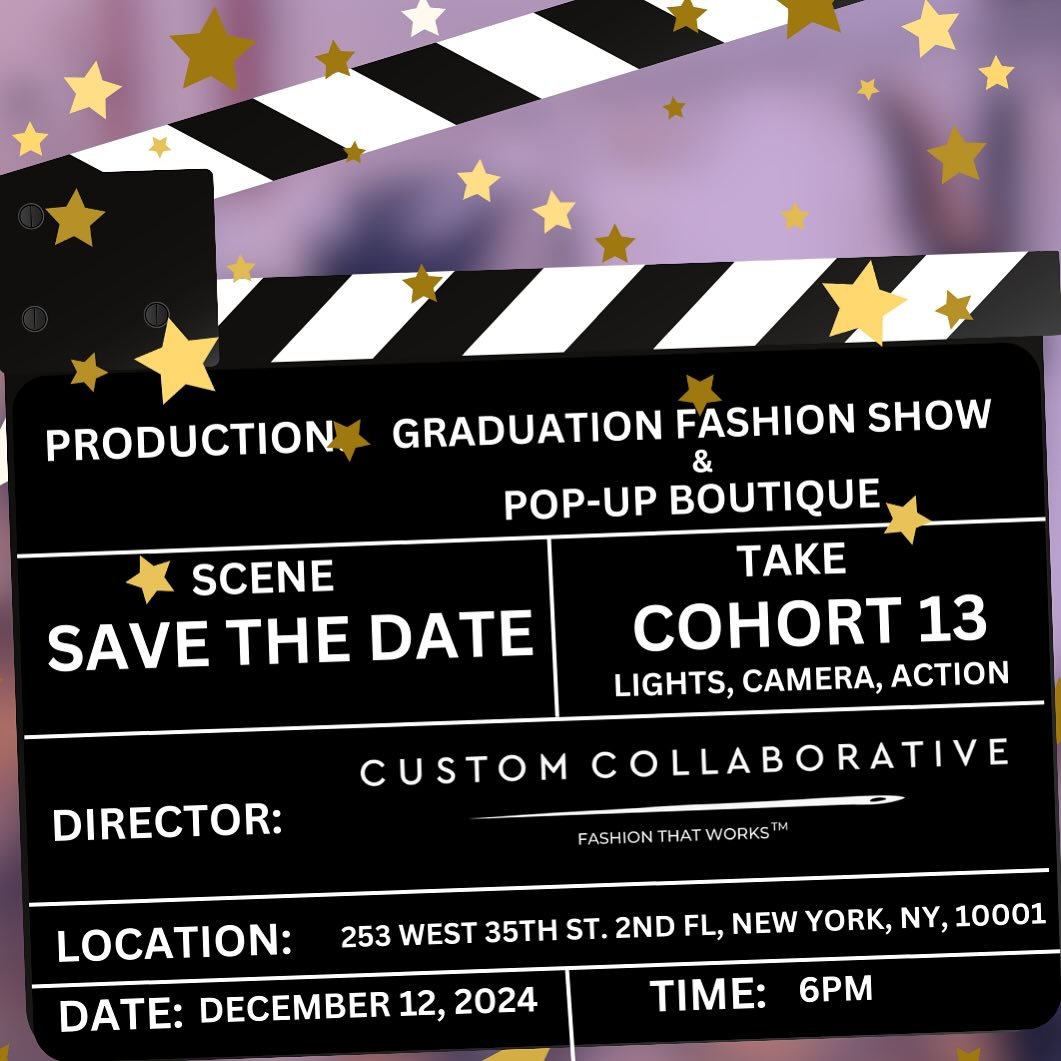 🚨Get ready for the most anticipated event of the year! Custom Collaborative proudly presents: &ldquo;Lights, Camera, Action!&rdquo;

Join us for an unforgettable evening of glamor, innovation and sustainable fashion at 253 West 35th Street, for Coho