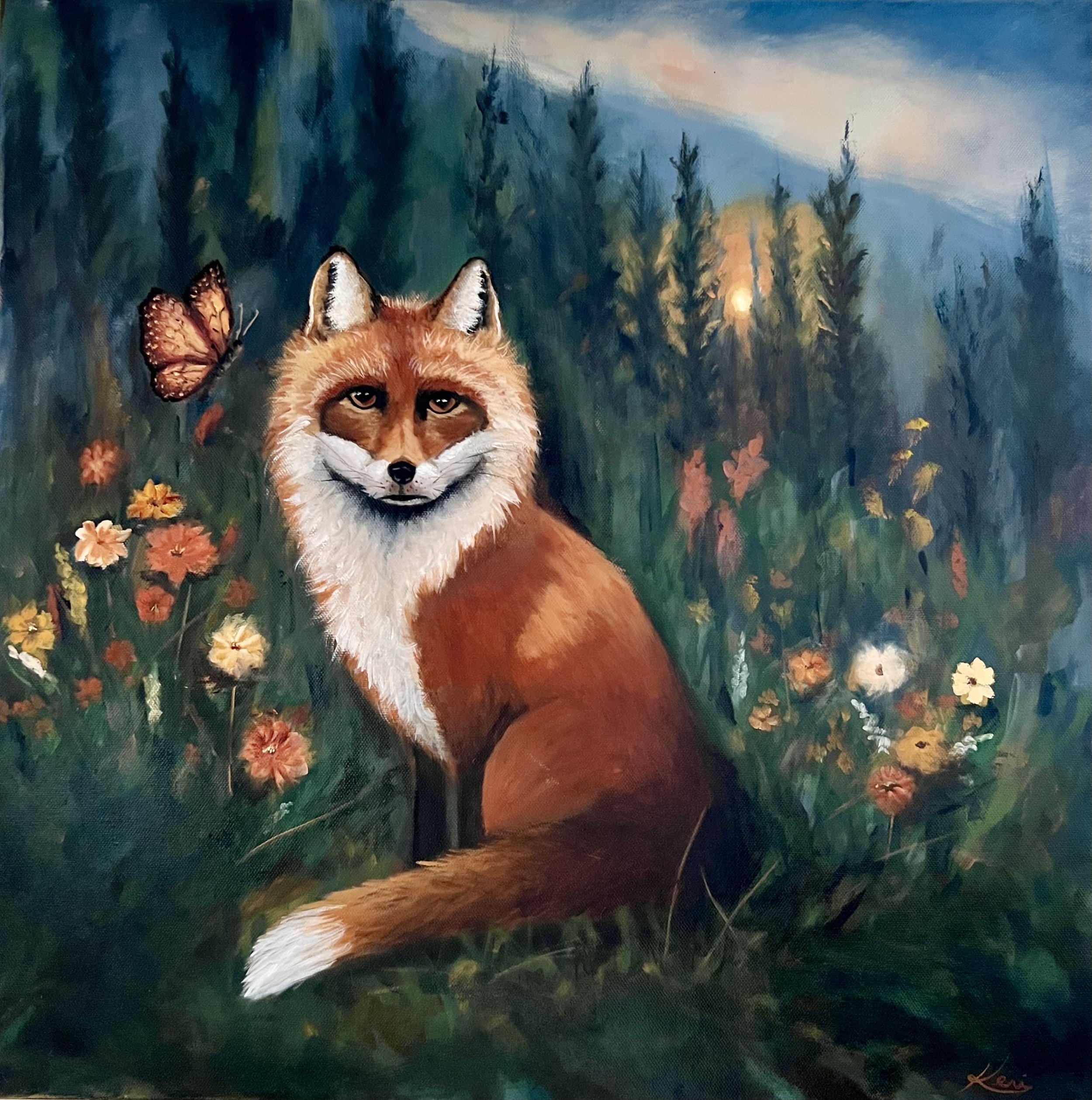 The Path Begins With a Choice | Original Oil Painting