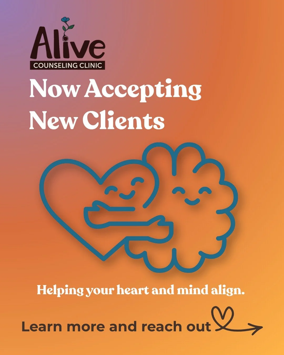 Meet our newest team members, Cassandra and Angela! ✨

Cassandra and Angela have openings for new clients. Check out each of their bios at https://www.alivecounselingclinic.com/meet-our-clinicians

Fill out our New Client Contact form or call us at (