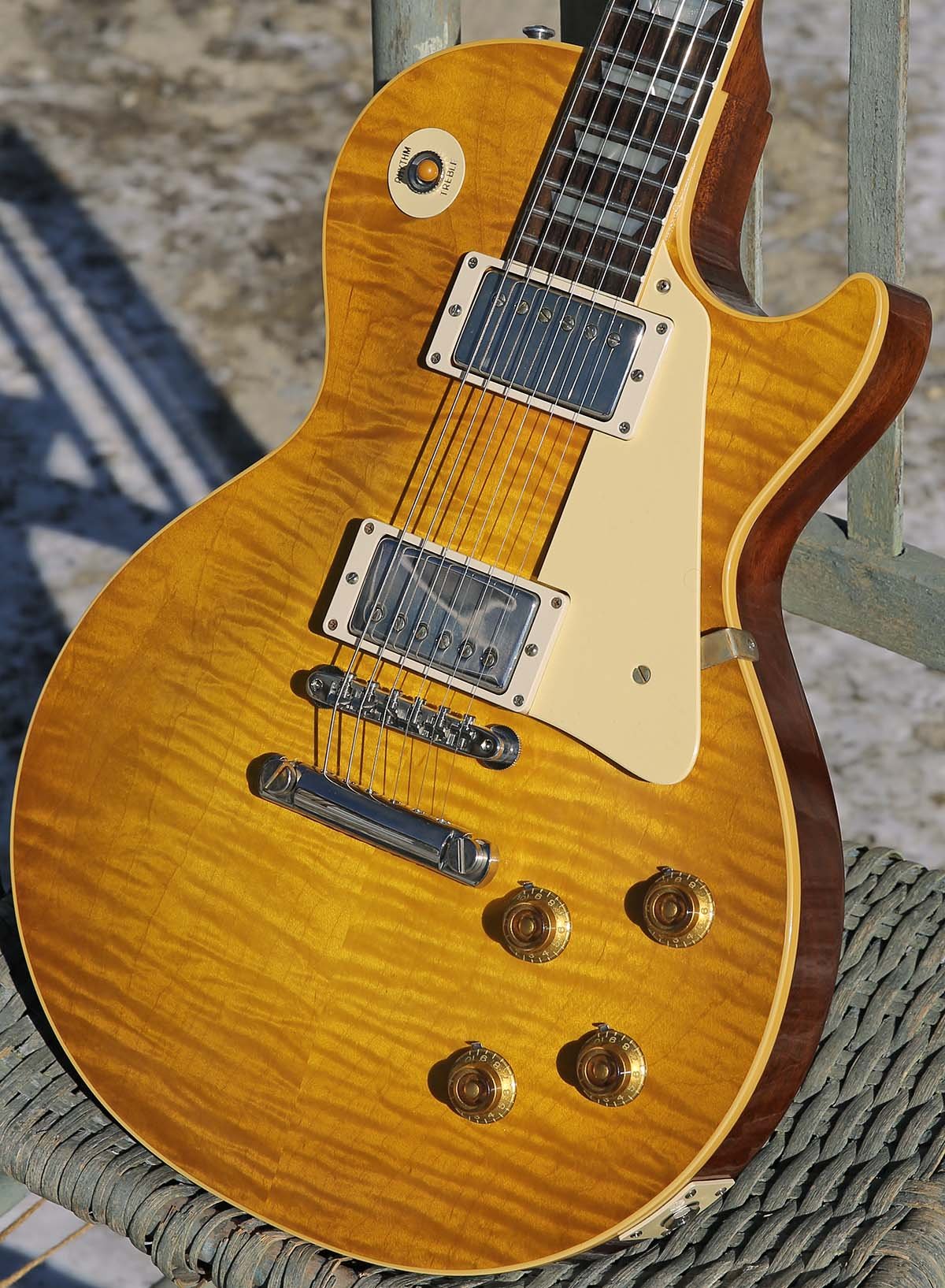 (Item#276) 2025 Gibson Custom Shop VOS Lemonburst 1959 Les Paul Reissue FREE GROUND SHIPPING!