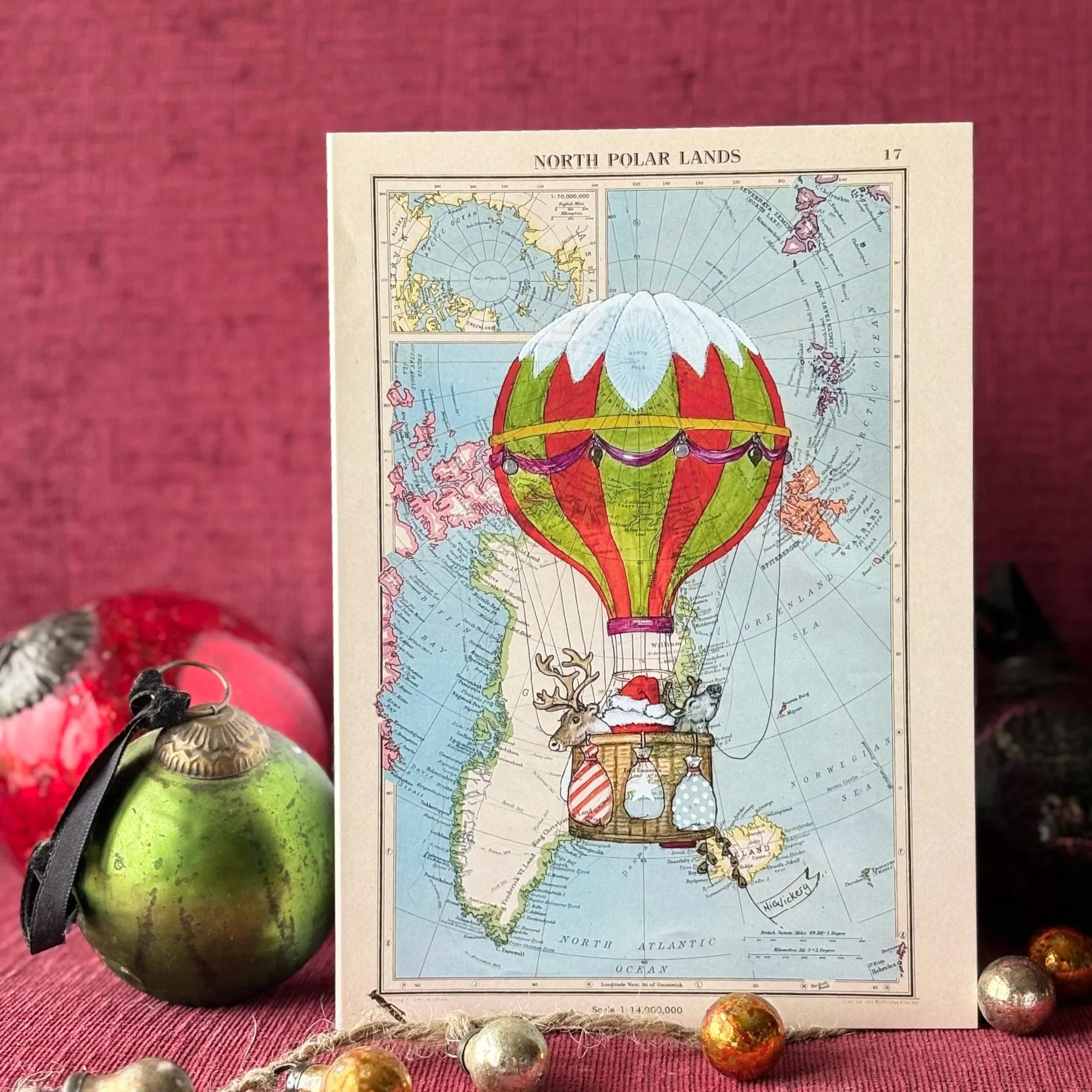 'Merry and Light' Christmas Card