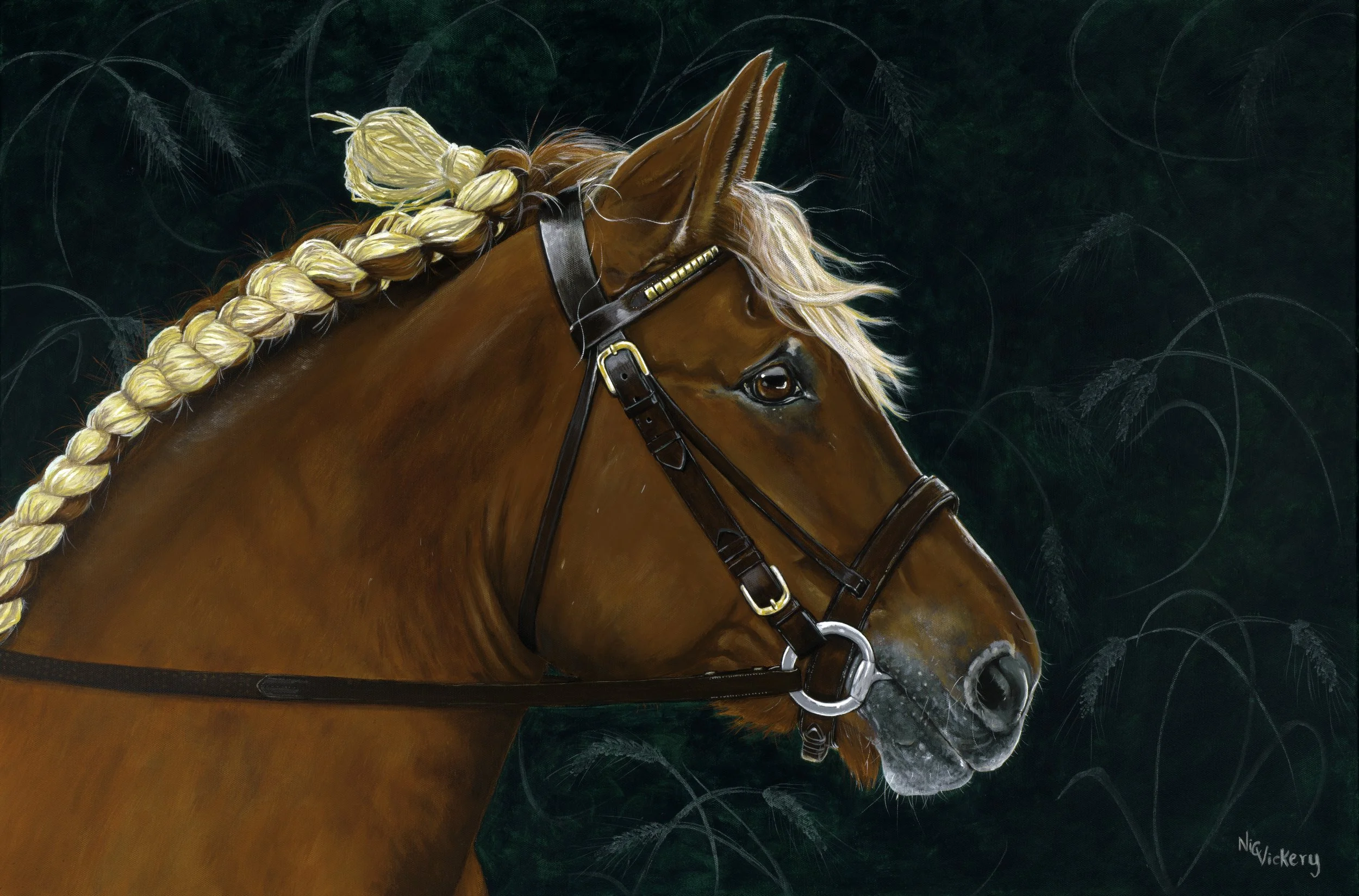 'Ivor'  The Suffolk Punch, Limited Edition Giclee Print