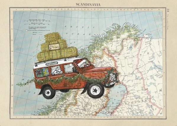 'Driving Home for Christmas' Christmas Card