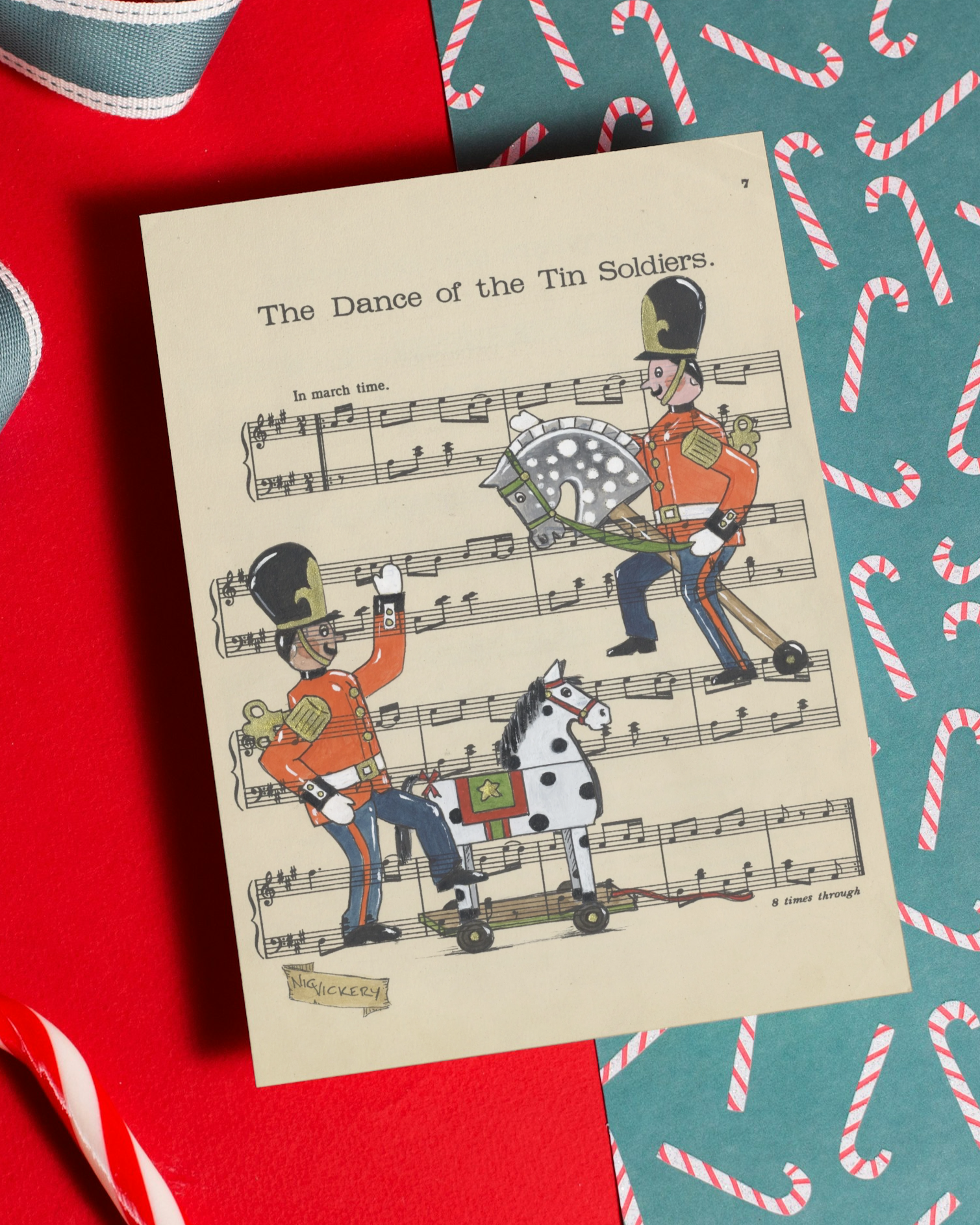 The Dance of the Tin Soldiers Christmas Card