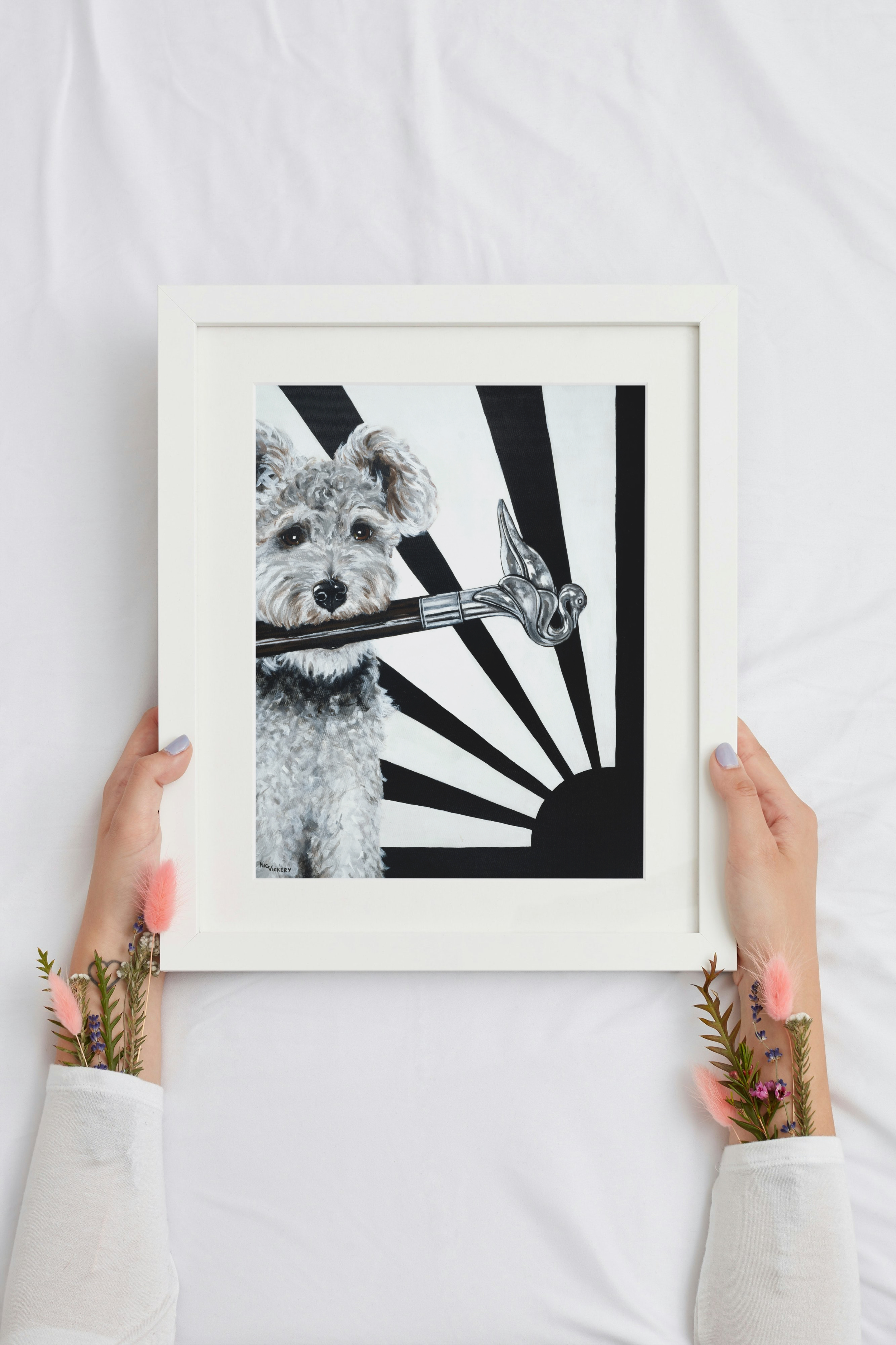 Bob print in white frame.png