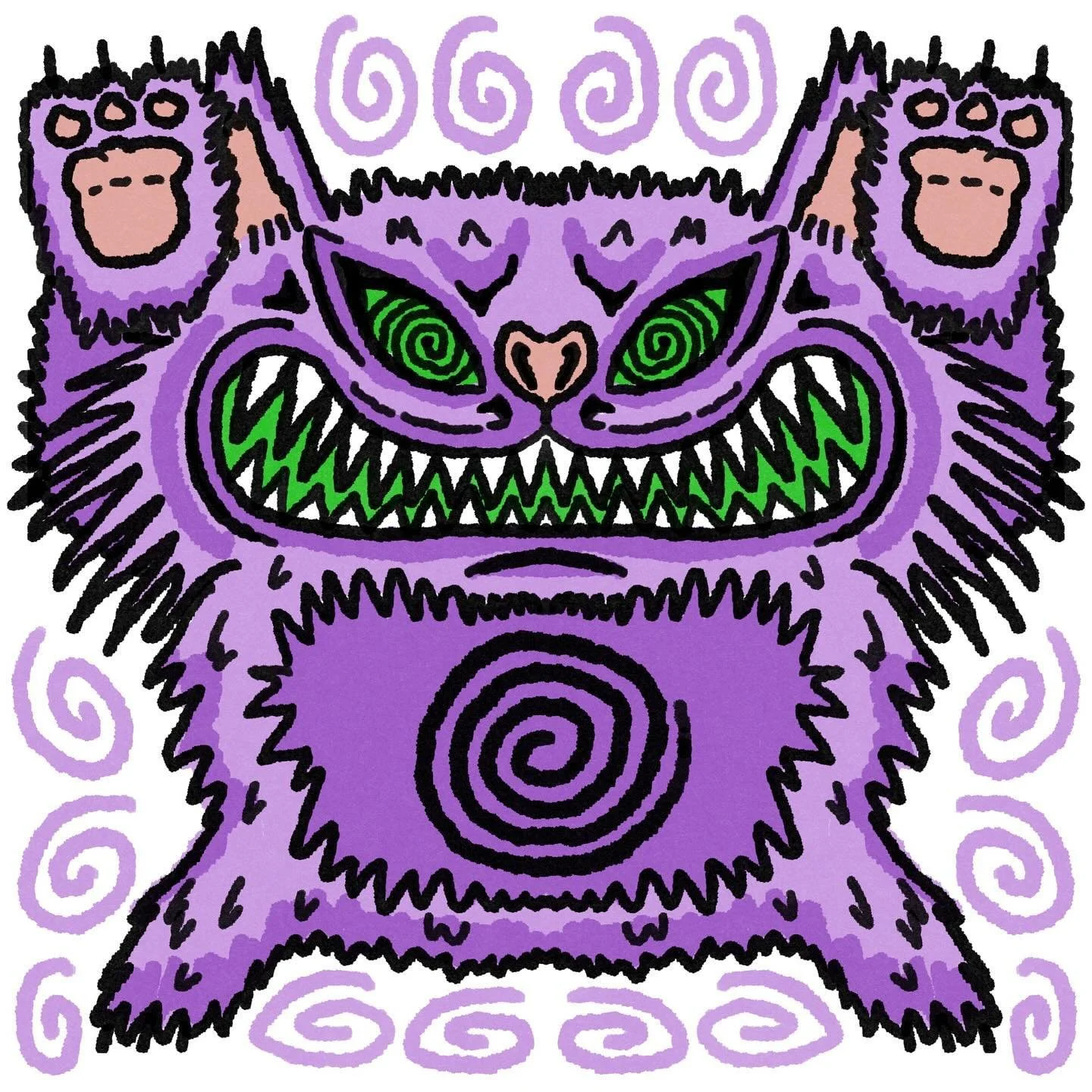 This is the creature my cat turns into at 6am