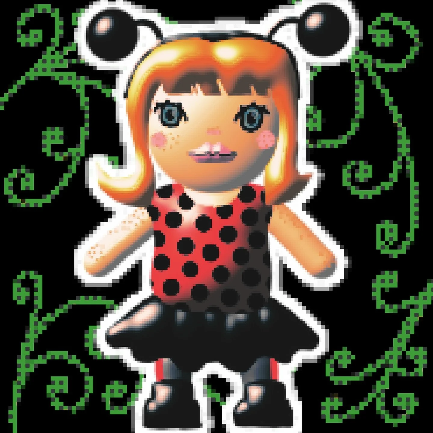 Drew my love @trinketprincess in their cute ladybug costume💜💜💜🐞