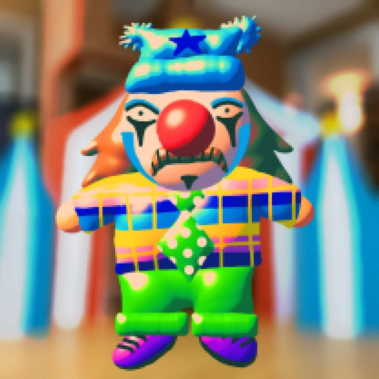 Does this count as an OC if it&rsquo;s my clown persona? Wanted to keep exploring this style, gonna do a bunch of portraits of loved ones! Next up is the cute ladybug in the second pic💜🐞