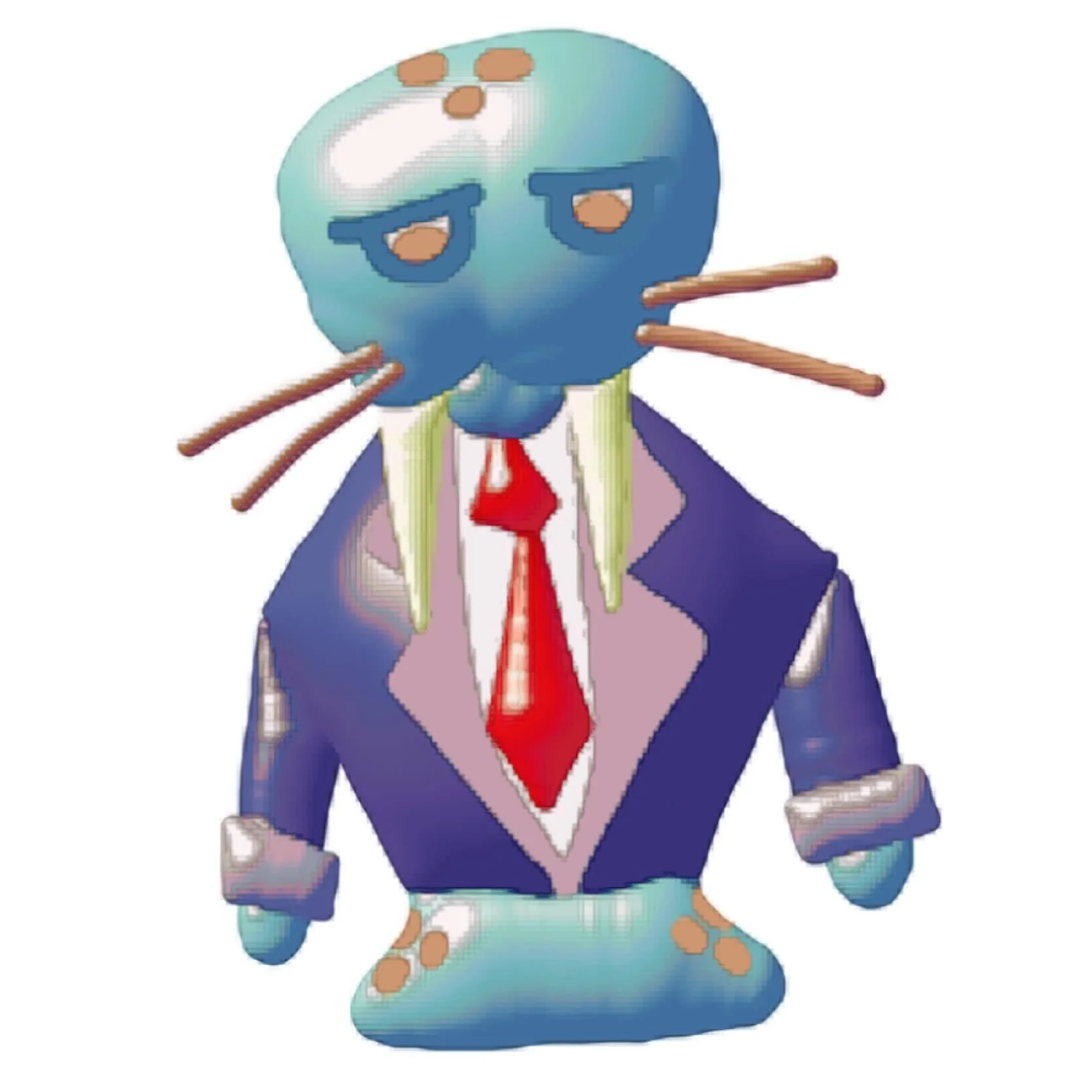 Business Walrus getting ready for his shift🦭🗄️📎📂📋 

random lil guy I made on ibispaint