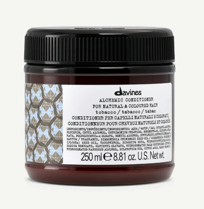 Davines Alchemic Tobacco Conditioner 8.84 oz - Color-enhancing Conditioner for Light Brown Hair