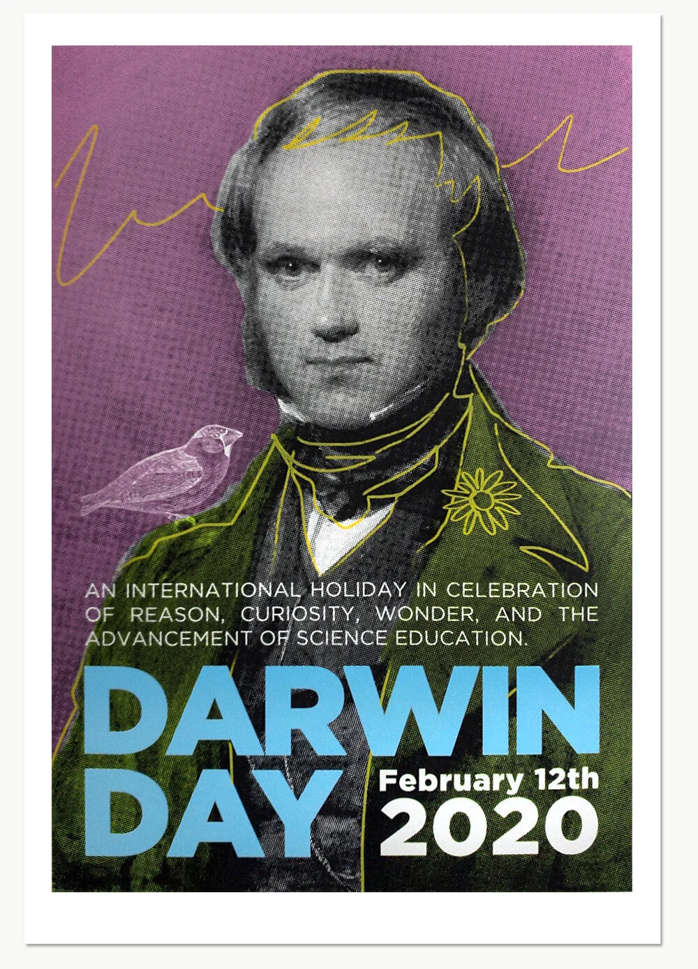 Darwin Day 2020 screen print
