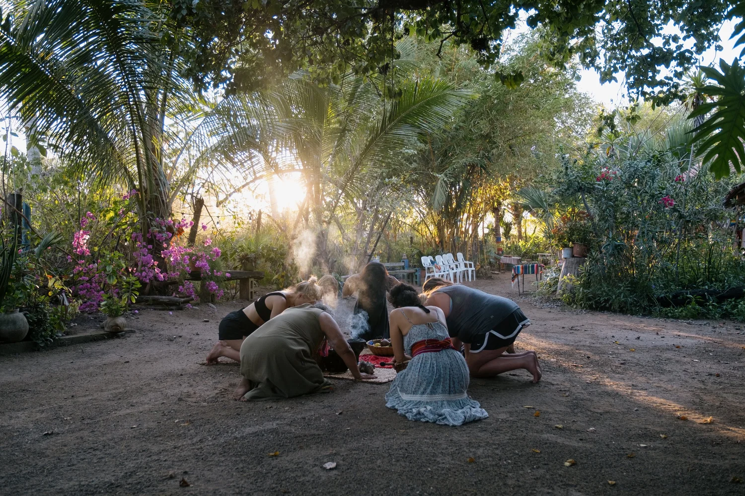 Temazcal ceremony