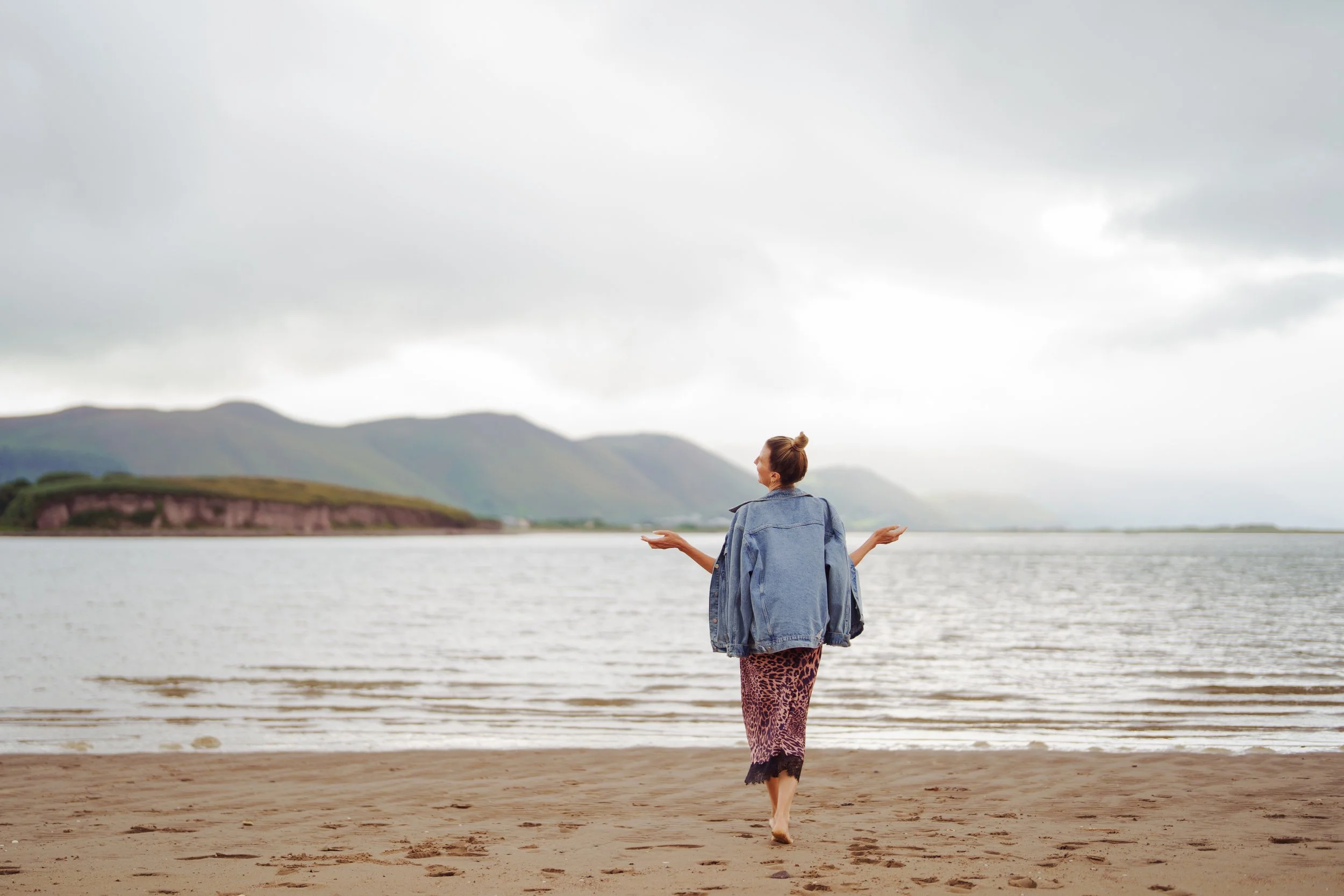 The wild Atlantic coast of County Kerry
