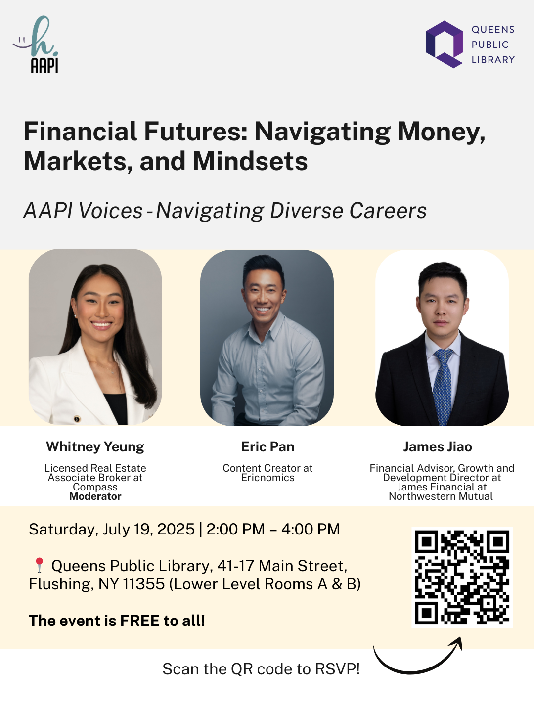 [AAPI Voices - Navigating Diverse Careers] Financial Futures: Navigating Money, Markets, and Mindsets