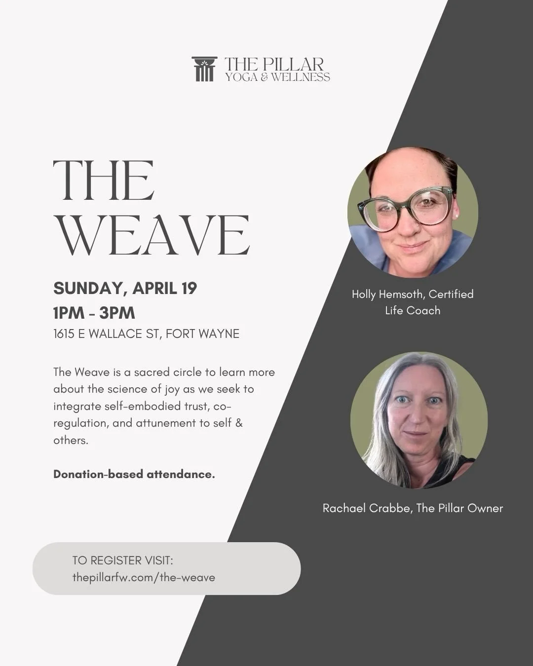 There&rsquo;s something powerful about being in a space where you don&rsquo;t have to perform&hellip;
you can just be.

The Weave is happening this Sunday&mdash;a gathering rooted in connection, awareness, and returning to yourself.

This is a space 
