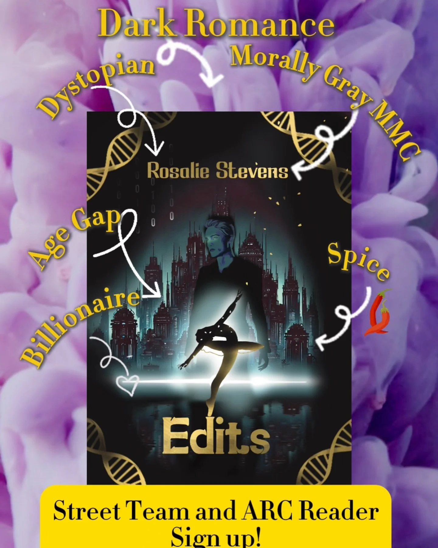 🌟 Join the Edits ARC Reader or Street Team! 🌟

Be among the first to dive into the dystopian dark romance world of Edits. By joining the street team, you&rsquo;ll receive an advance review copy, exclusive behind-the-scenes insights, and the chance 