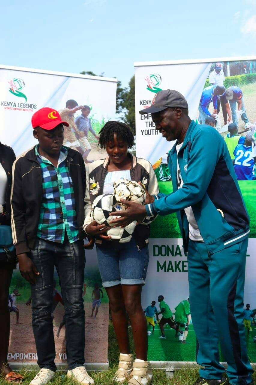 Kenya Legends contribute equipment